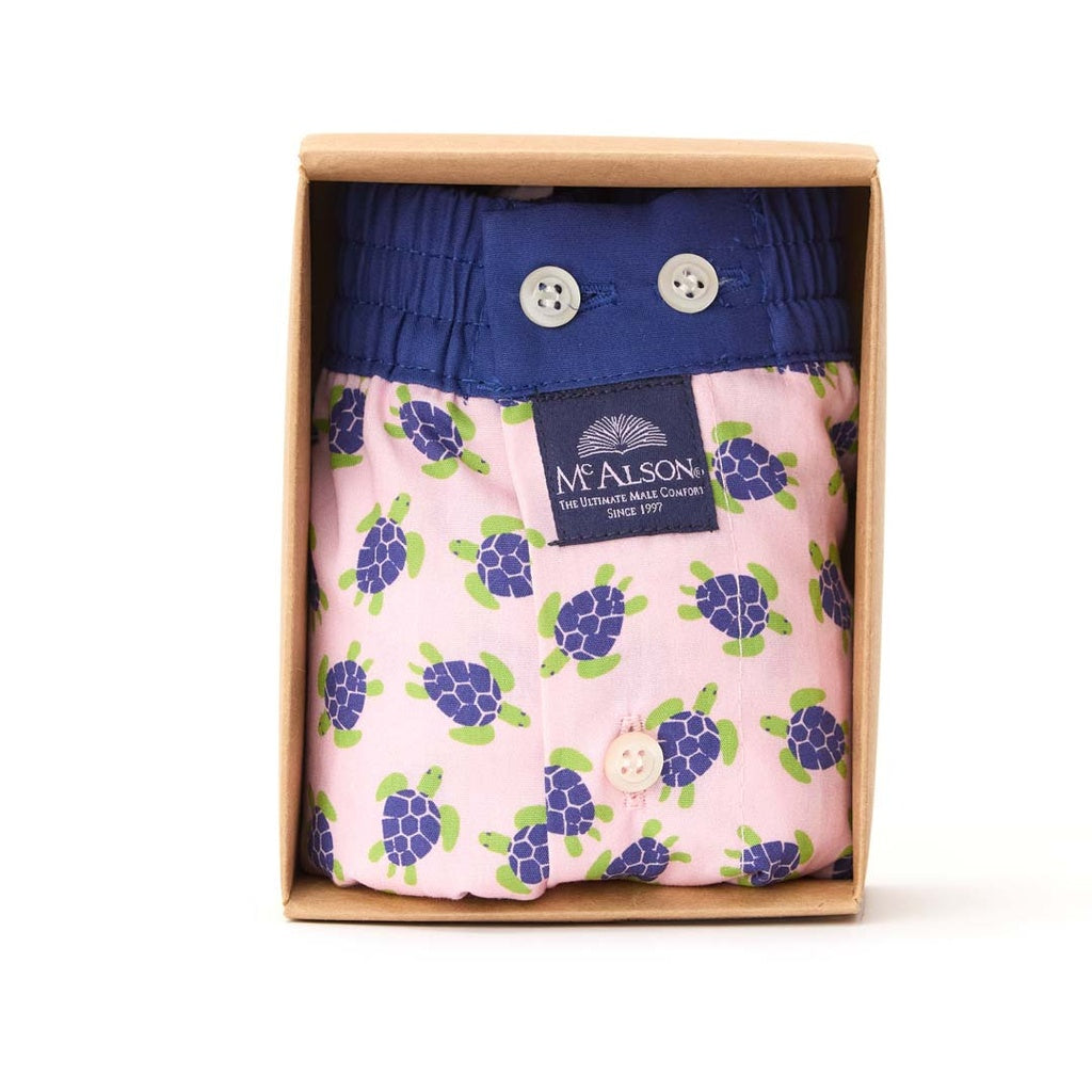 Boxer tartaruga rosa McAlson