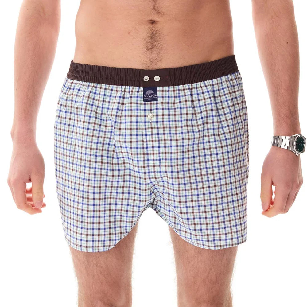 Boxer scacchi navy McAlson