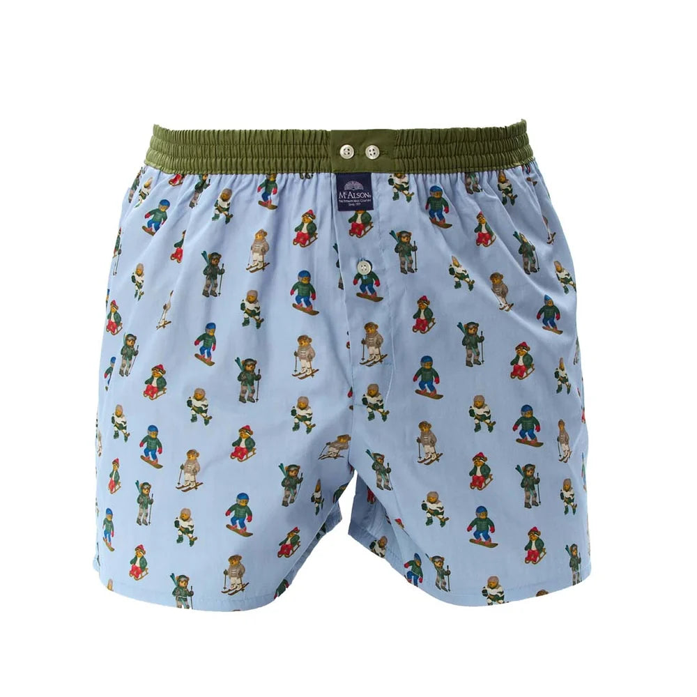 Boxer orso alpino light blue McAlson