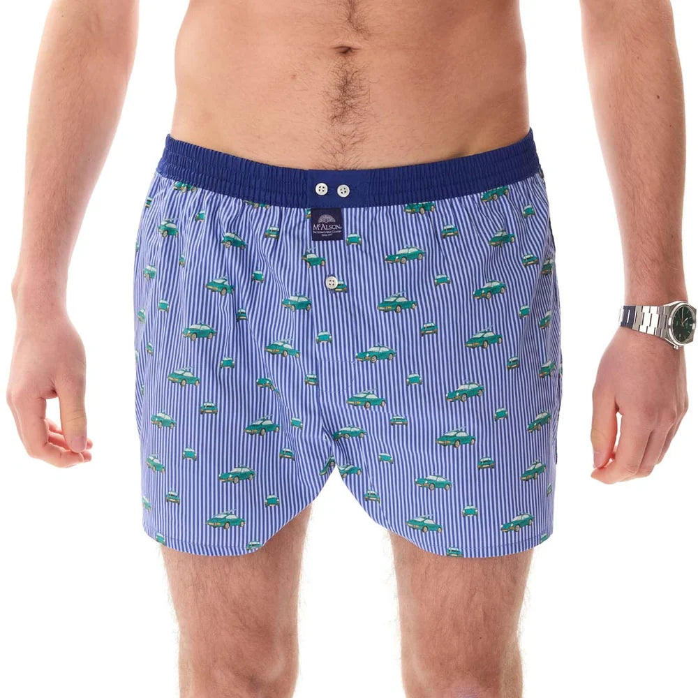 Boxer auto sportiva blu McAlson