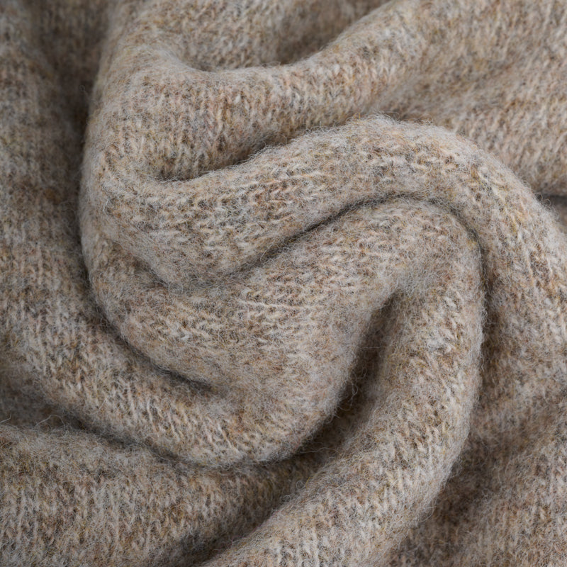 Girocollo raglan brushed shetland Mushroom Monsieur
