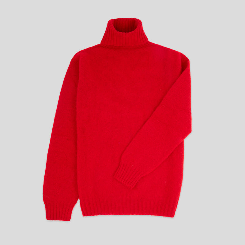 Collo alto raglan brushed shetland Tudor Monsieur