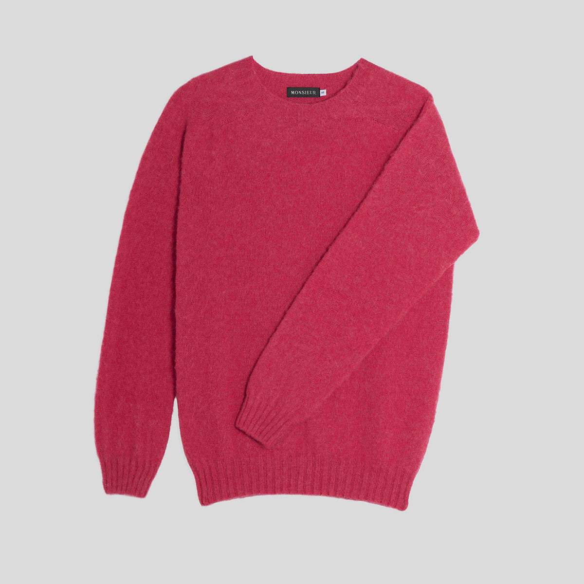 Girocollo raglan brushed shetland damask Monsieur