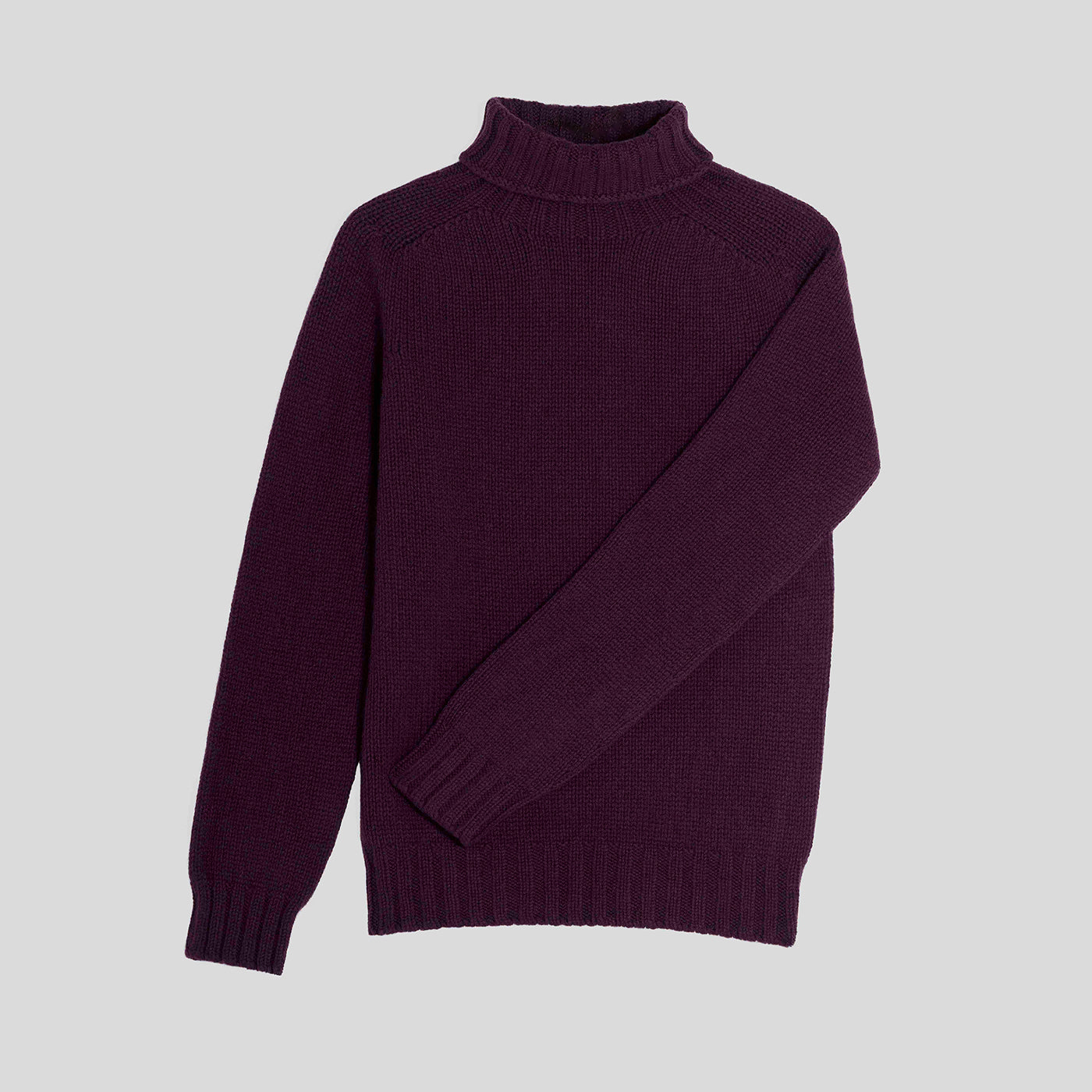 Collo alto submariner chunky supersoft lambswool cassis Monsieur