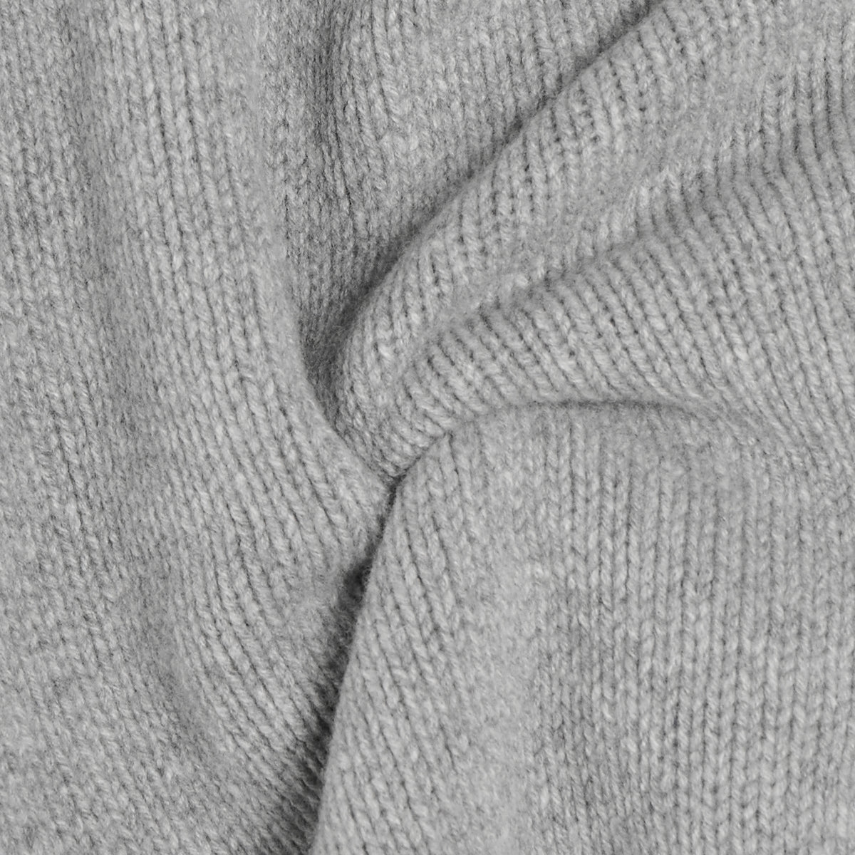 Collo alto submariner chunky supersoft lambswool flannel grey Monsieur