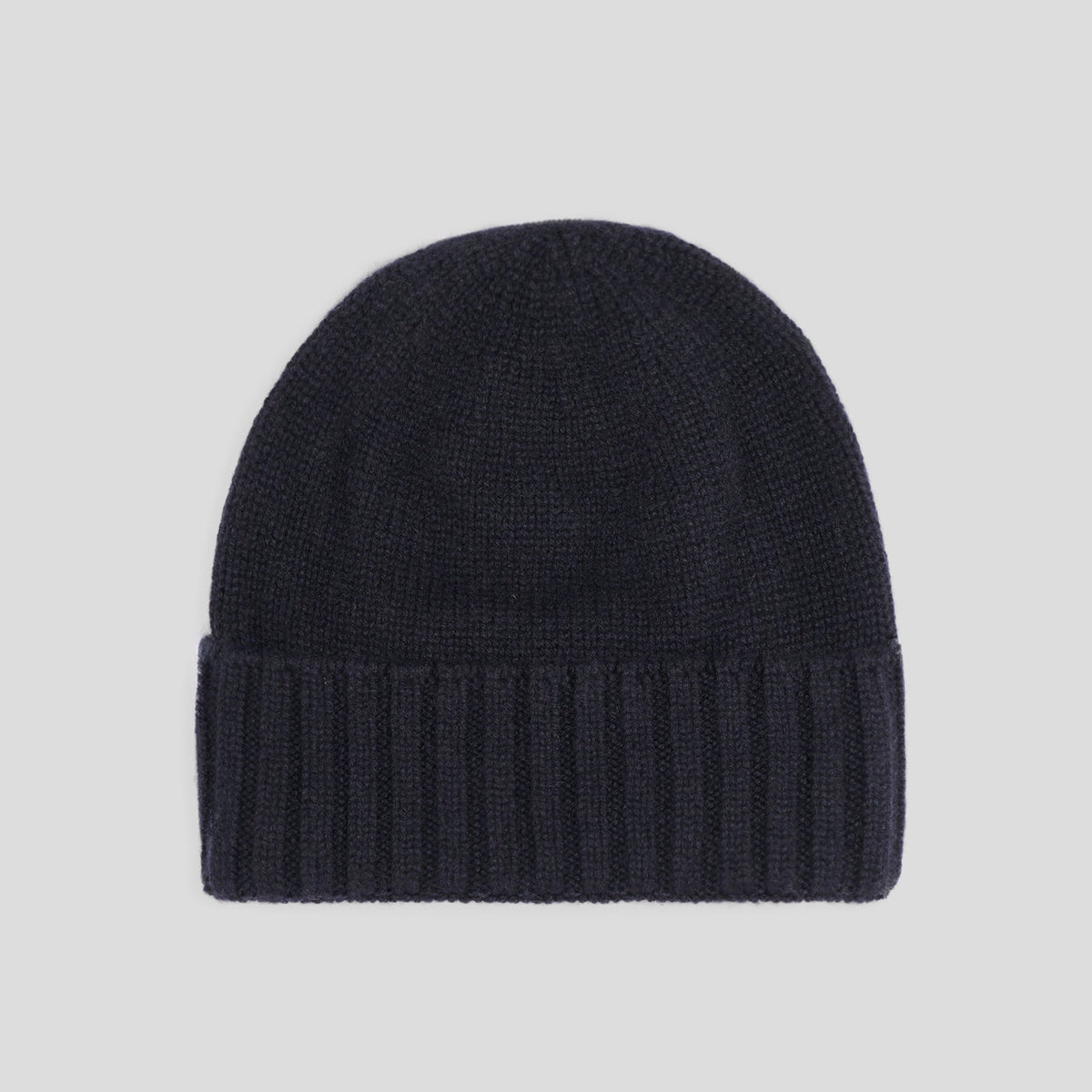 Cuffia cupola rasata cashmere marine Monsieur