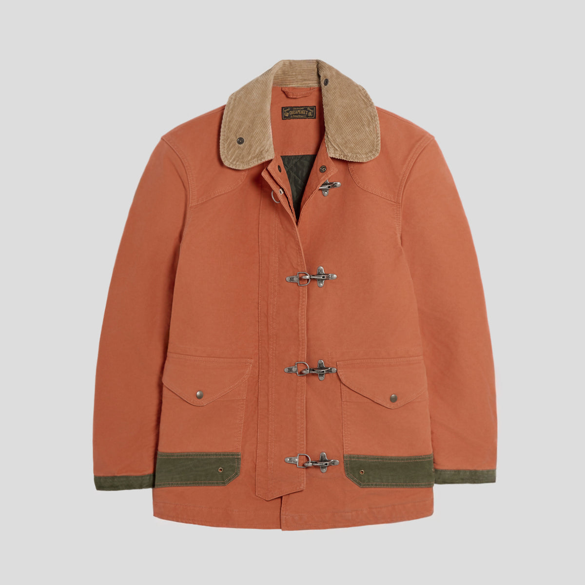 Giacca Fireman jungle cloth Bedford Dark Orange Chesapeake's