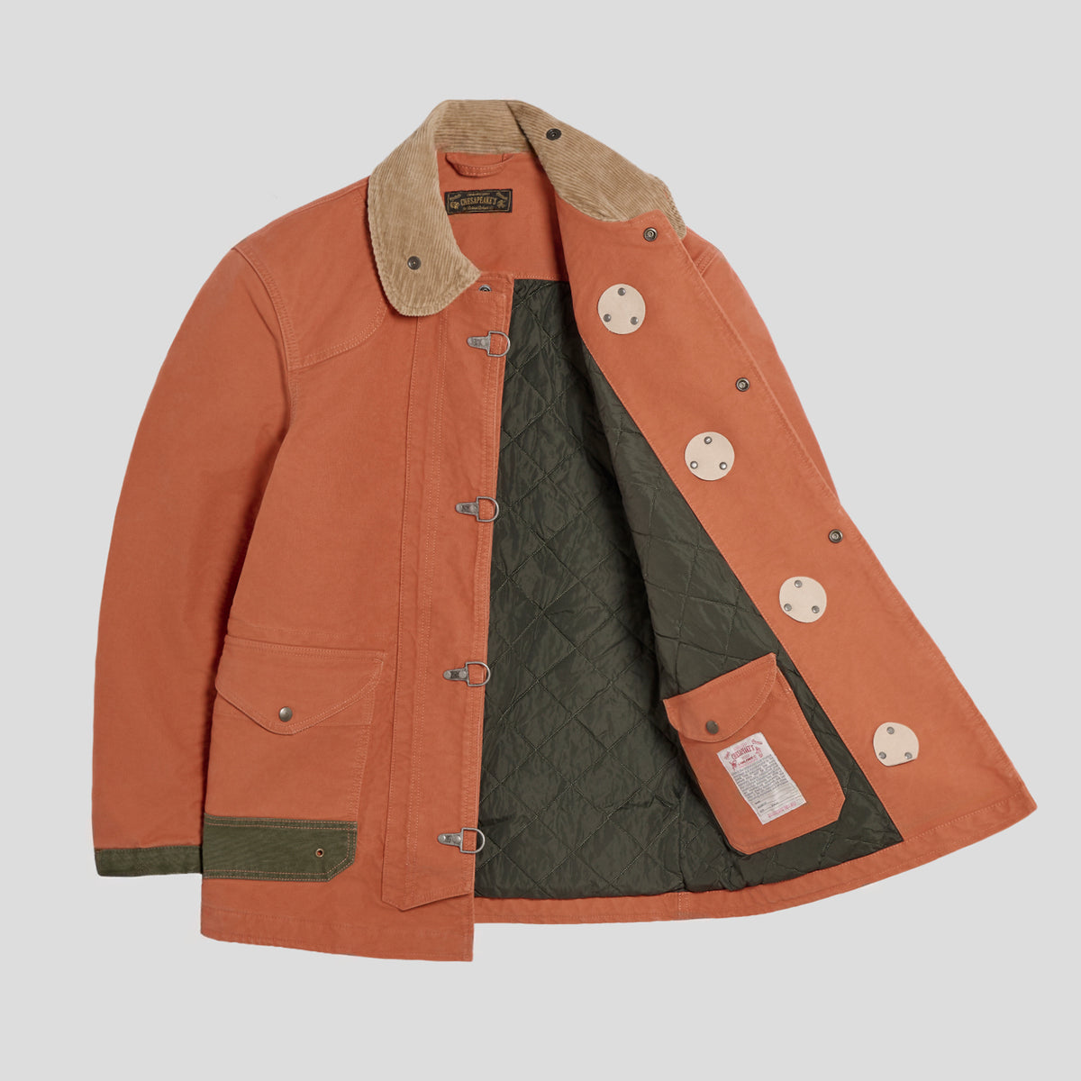 Giacca Fireman jungle cloth Bedford Dark Orange Chesapeake's