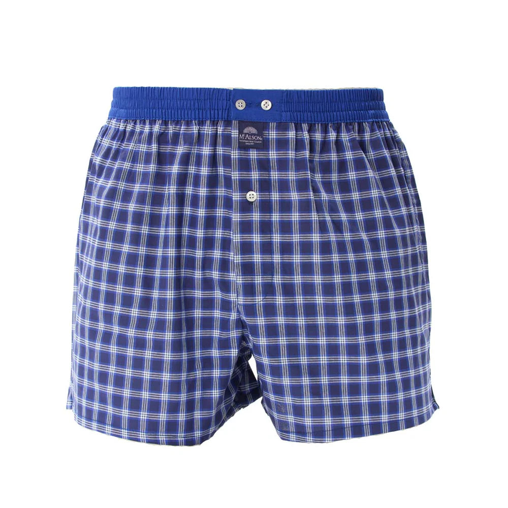 Boxer tartan navy McAlson