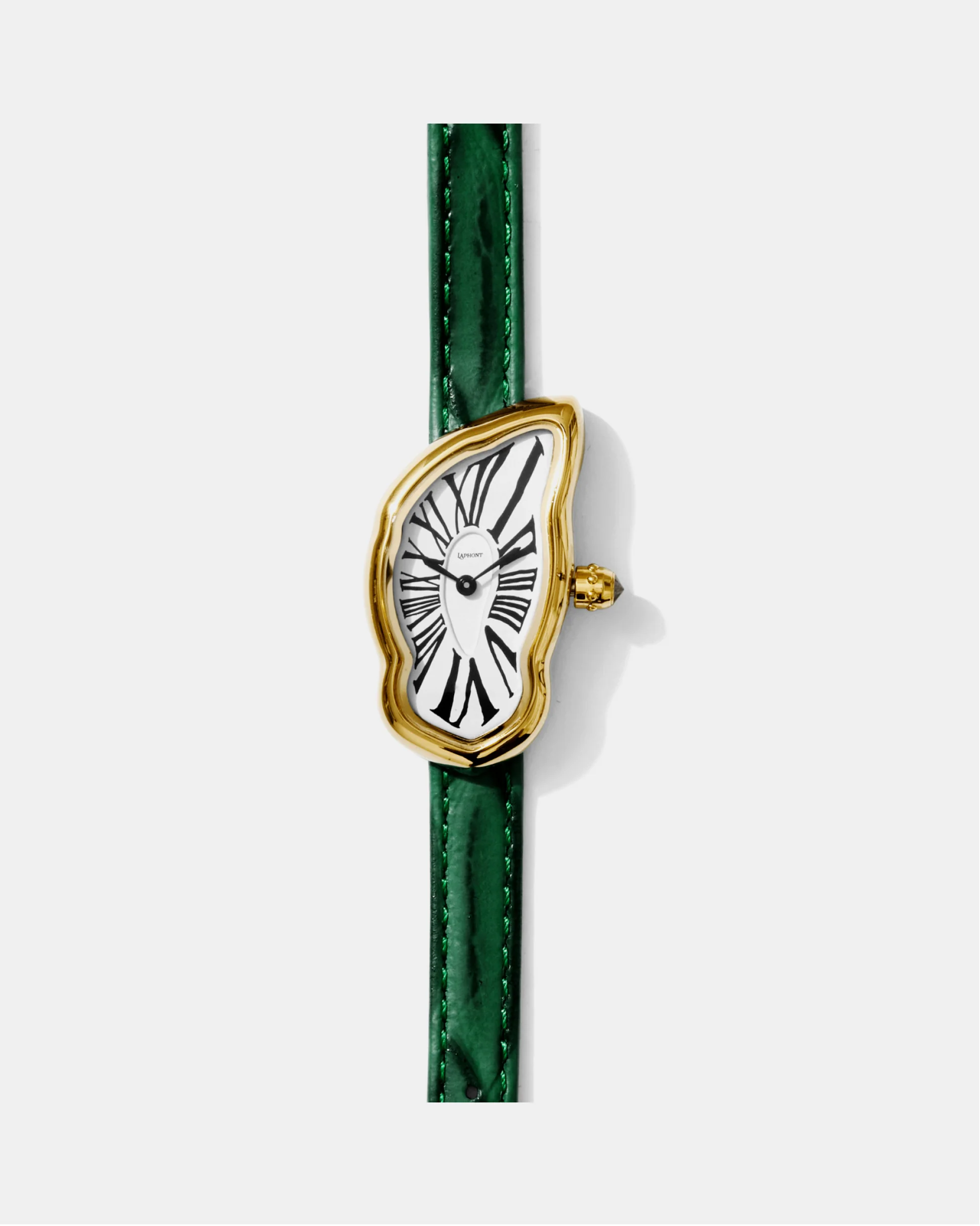 Orologio Melting Slim Gold Fem Band Green LAPHONT