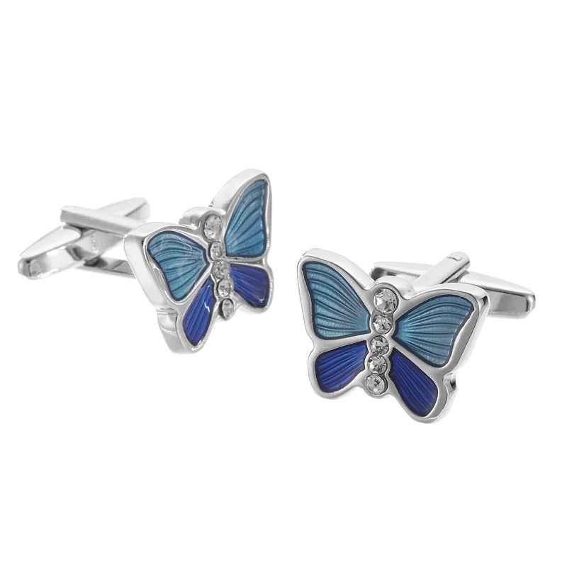 Gemelli farfalla blu Monsieur