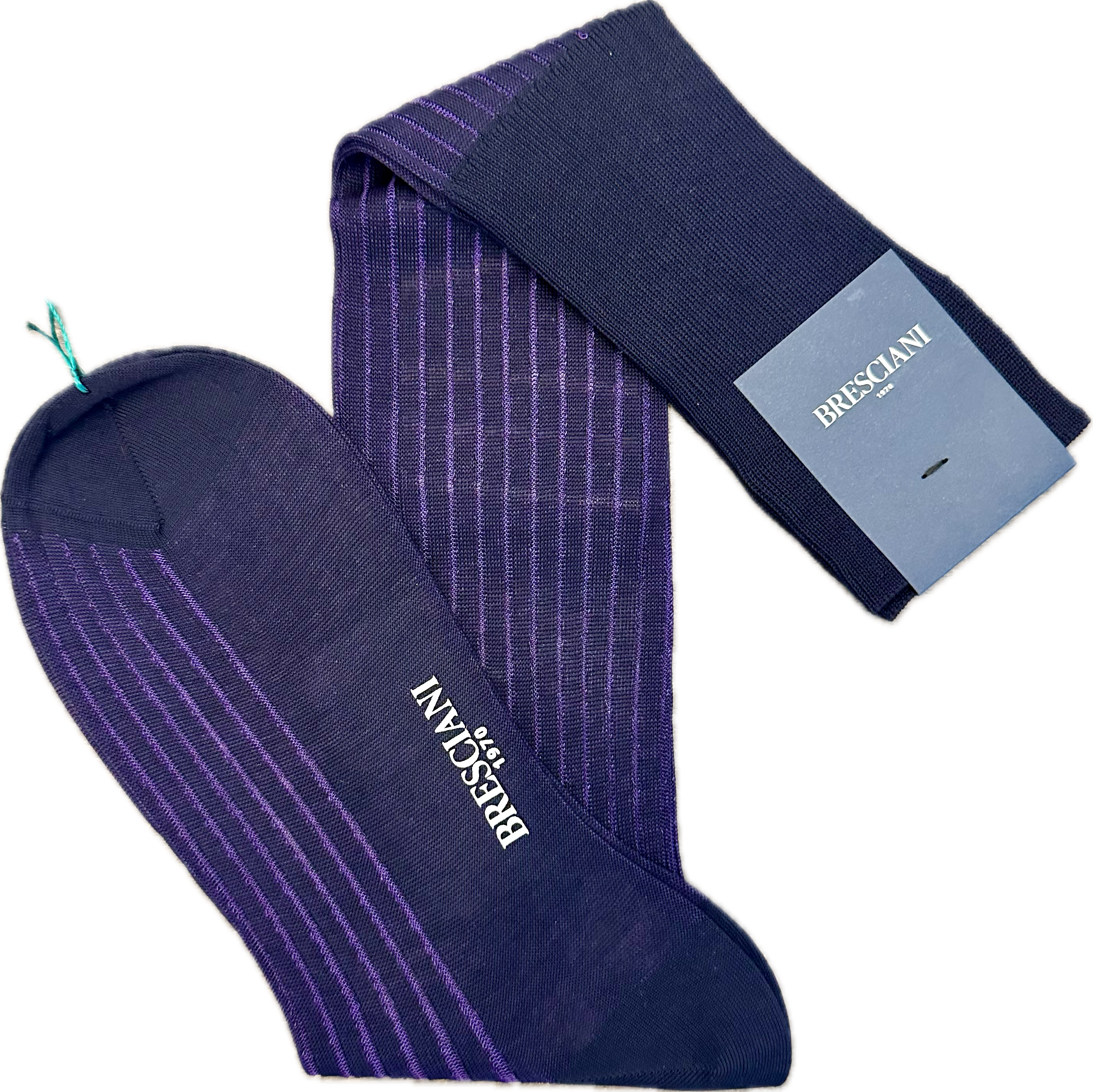 Calze vanisè blu mouve Bresciani
