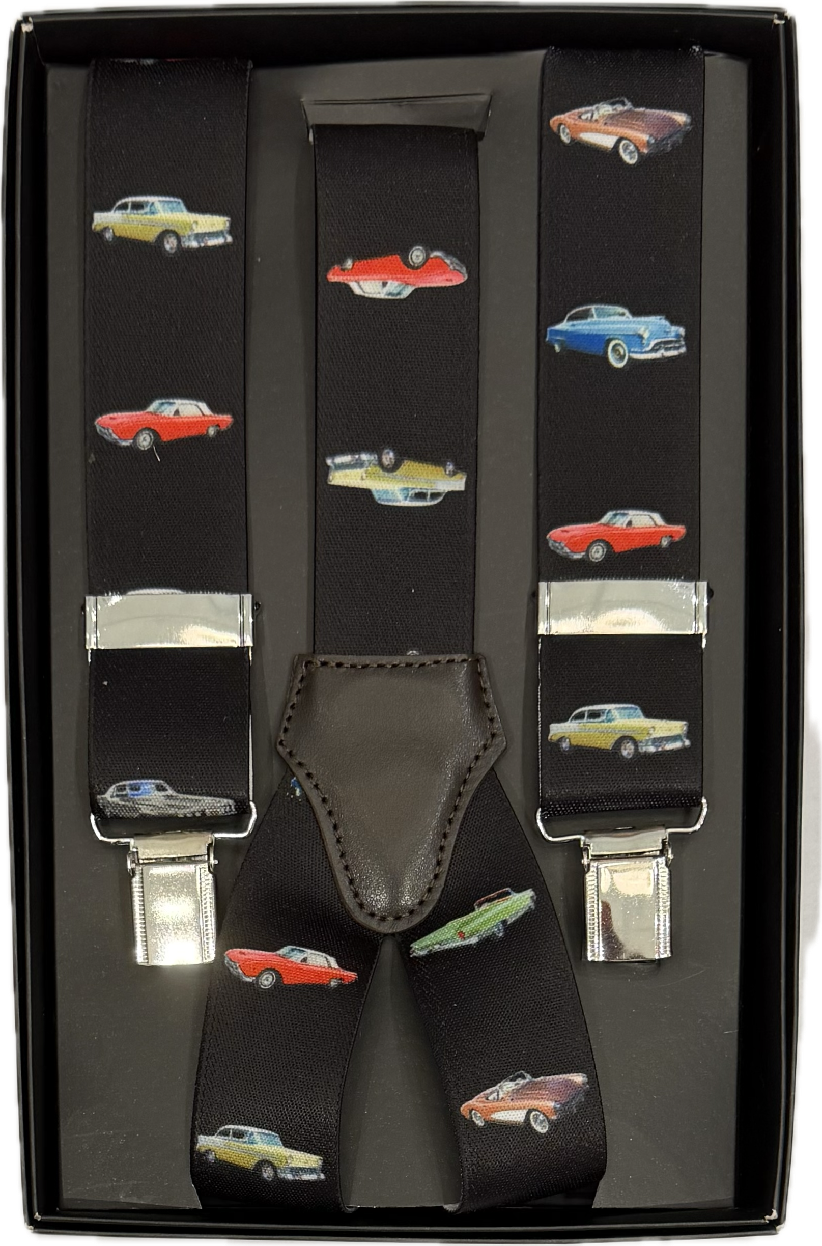 Bretelle elastico clip fantasia auto sportiva Monsieur