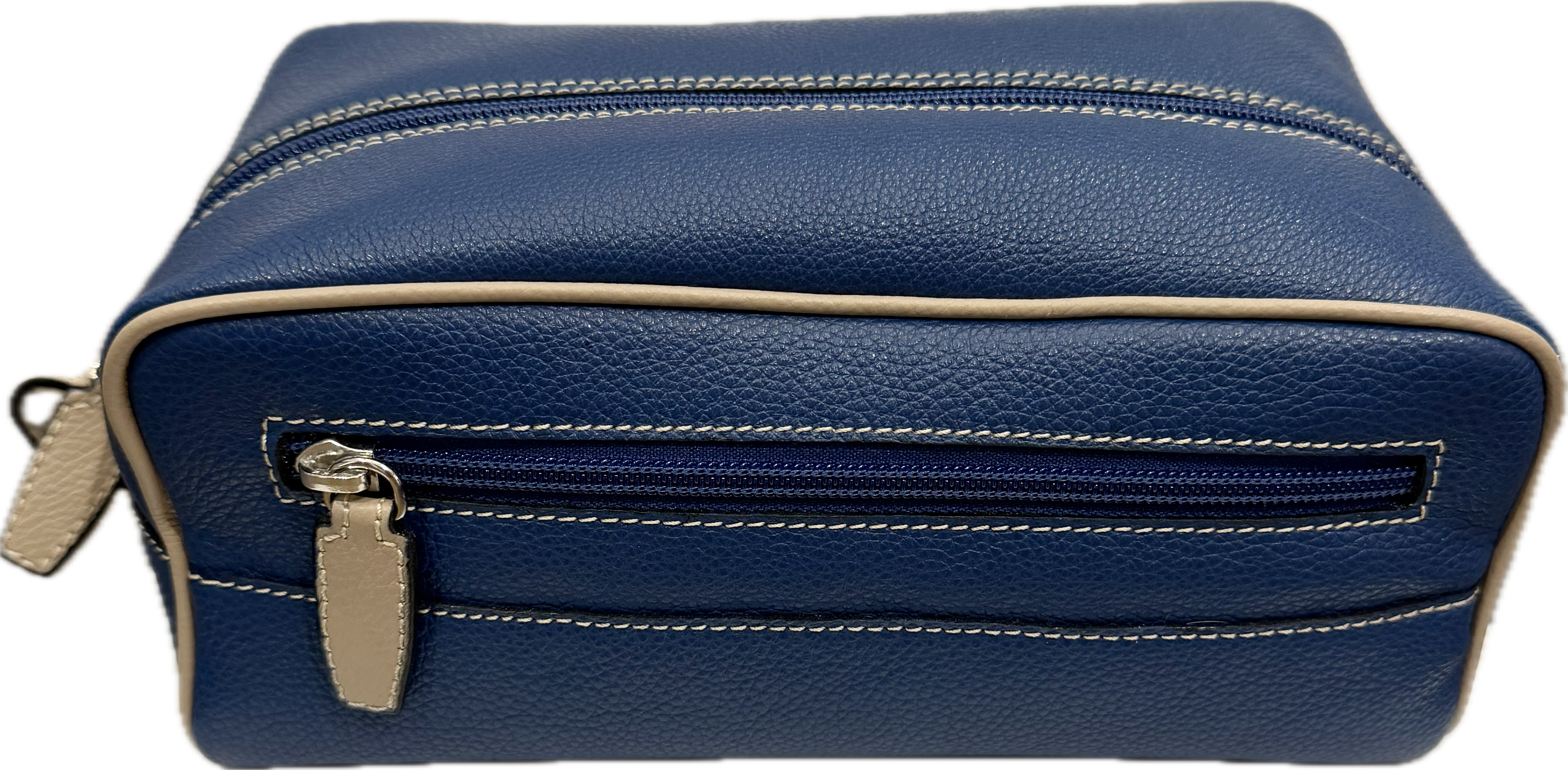 Beauty bicolore pelle blu chiaro avorio Monsieur