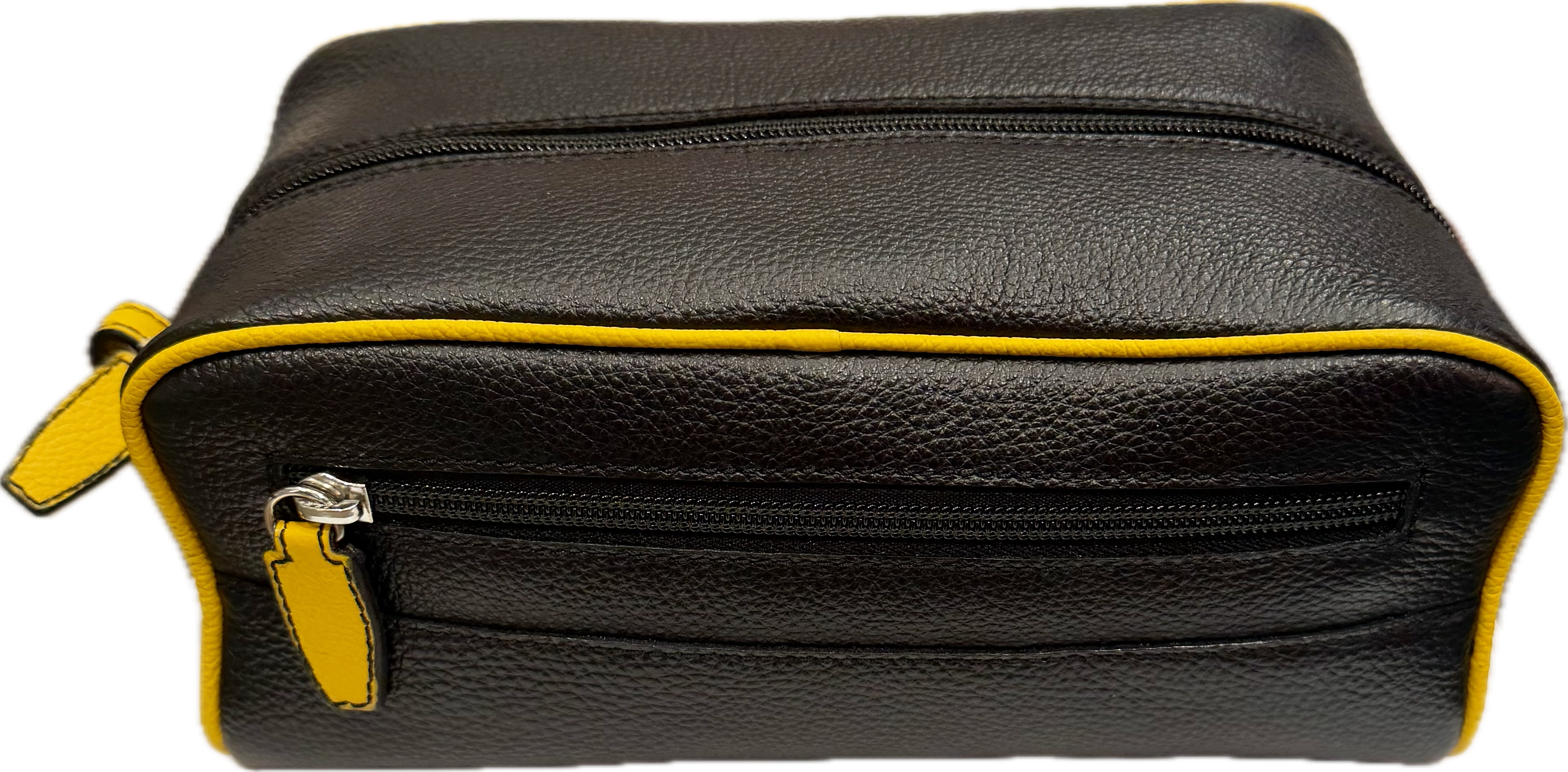 Beauty bicolore pelle nero profilo giallo Monsieur