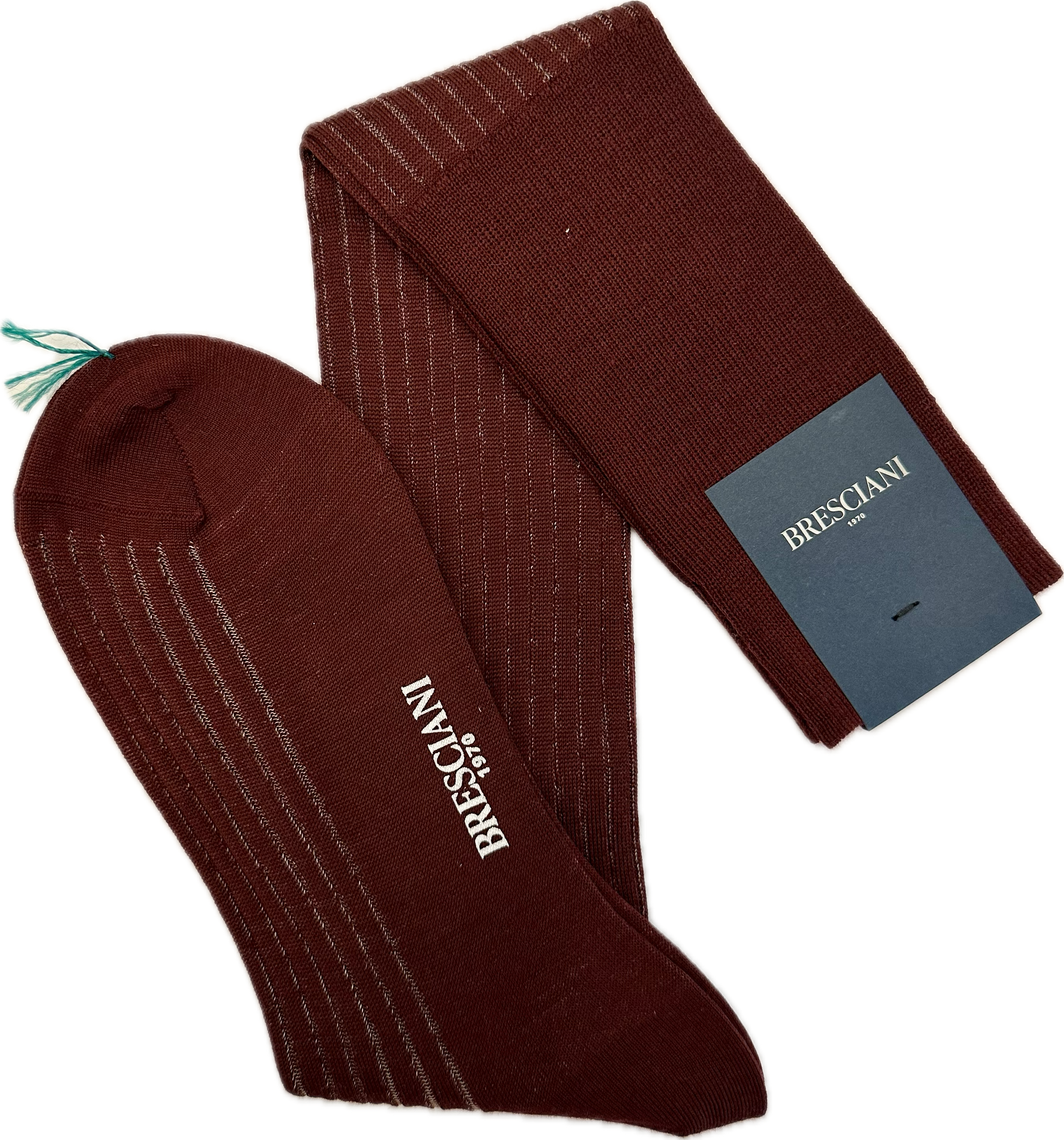 Calze lana vanisè bordeaux perla Bresciani