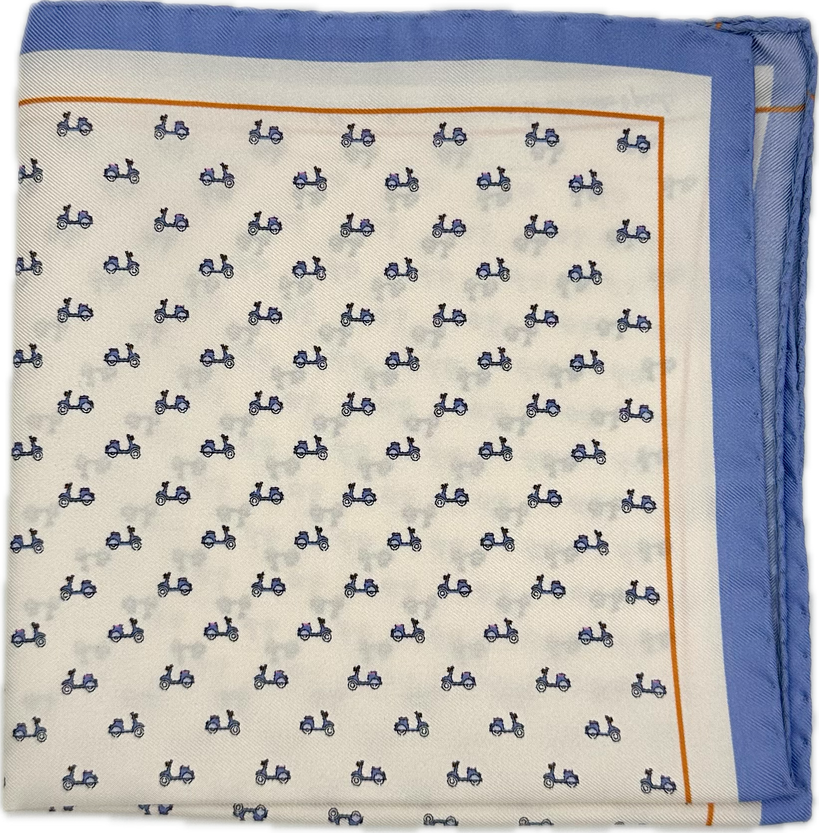 Pocket square vespa special avorio Fefè