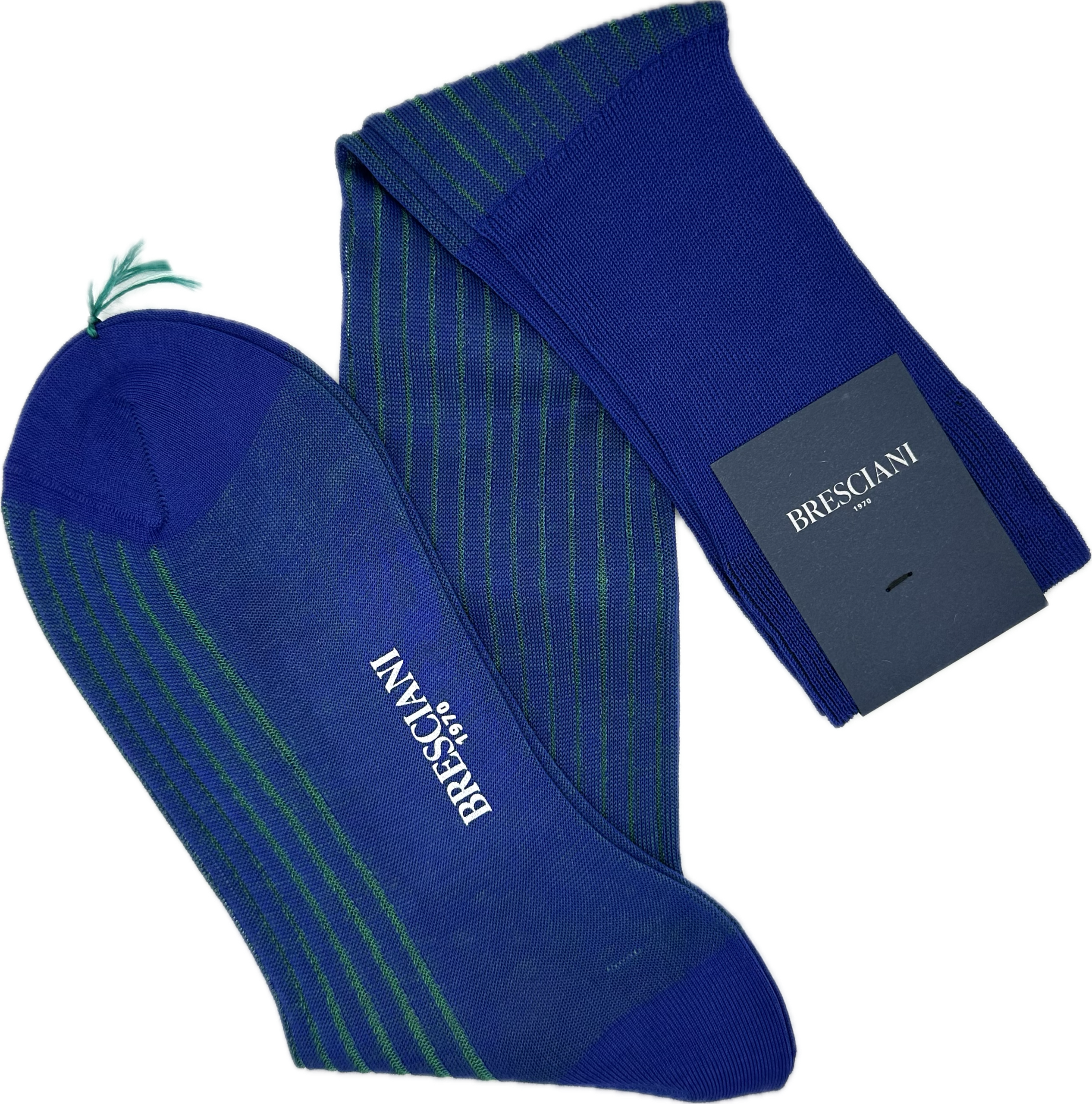 Calze vanisè royal blu bandiera Bresciani