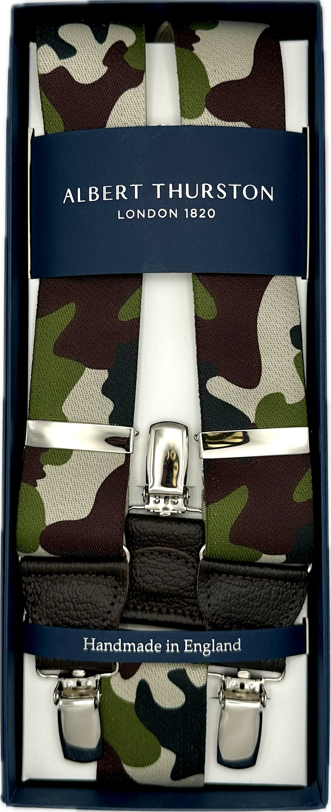 Bretelle elastico clip camouflage Albert Thurston