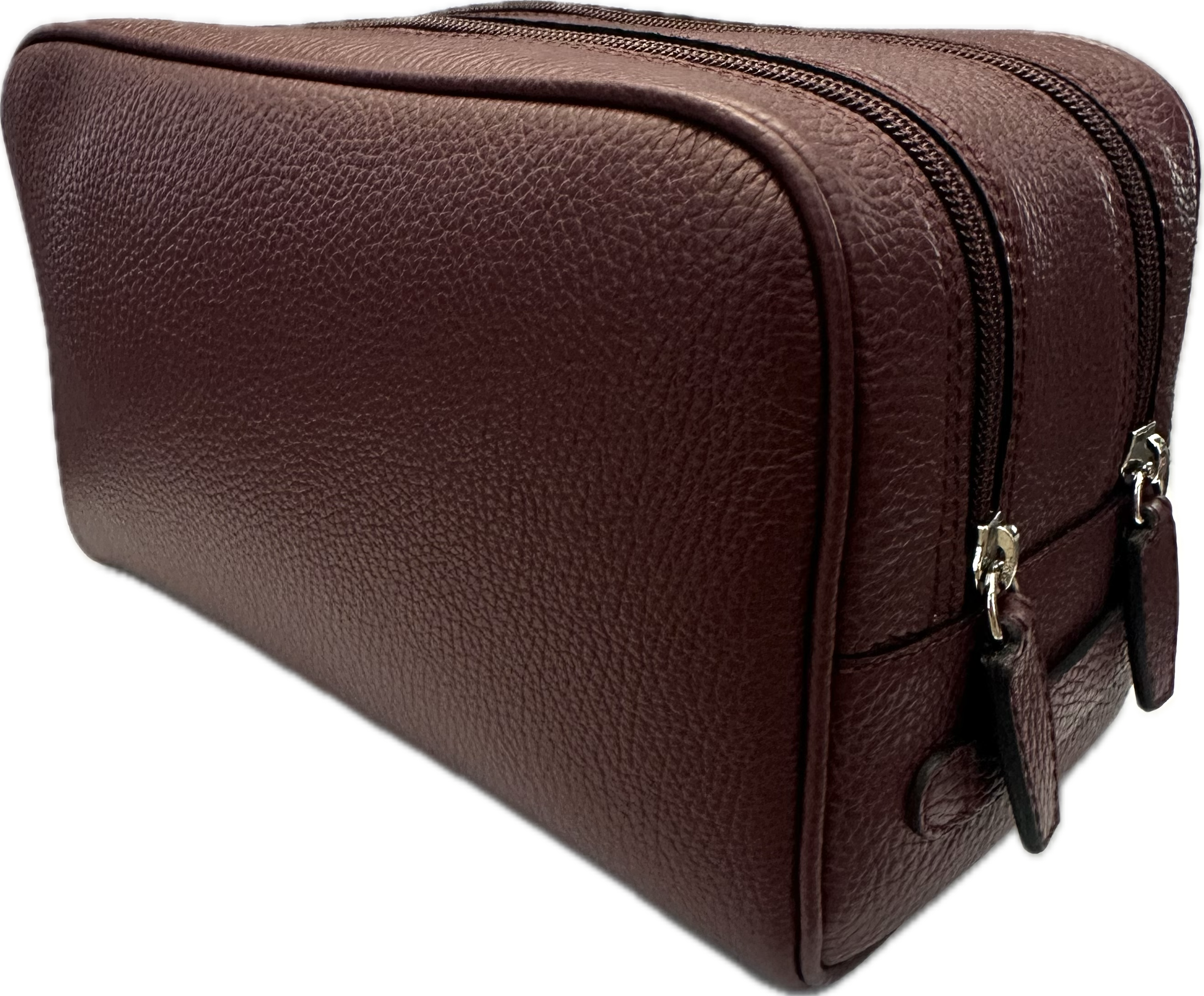 Beauty pelle bordeaux grande Monsieur