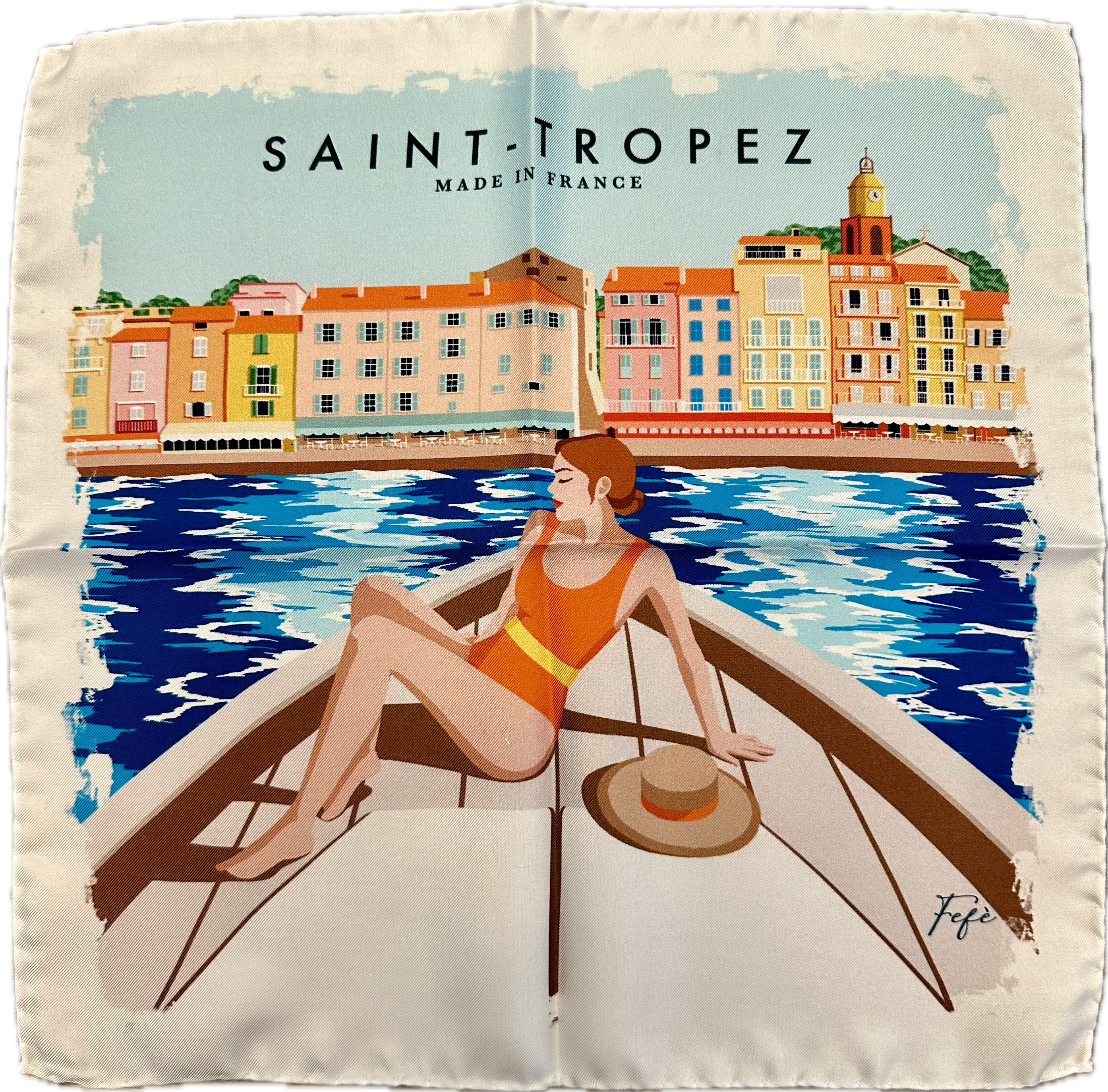 Pocket square Saint Tropez seta Fefè