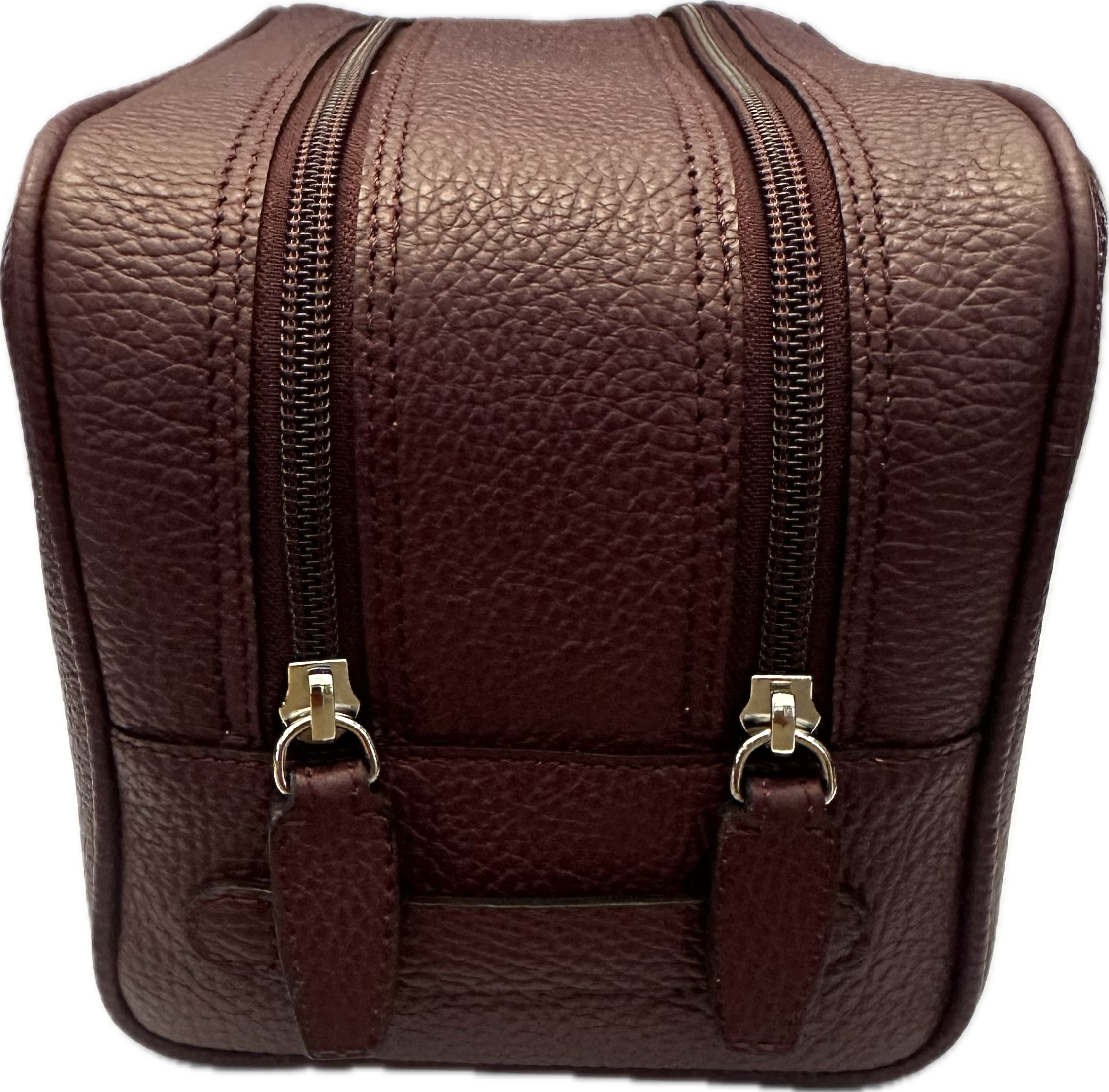 Beauty pelle bordeaux grande Monsieur