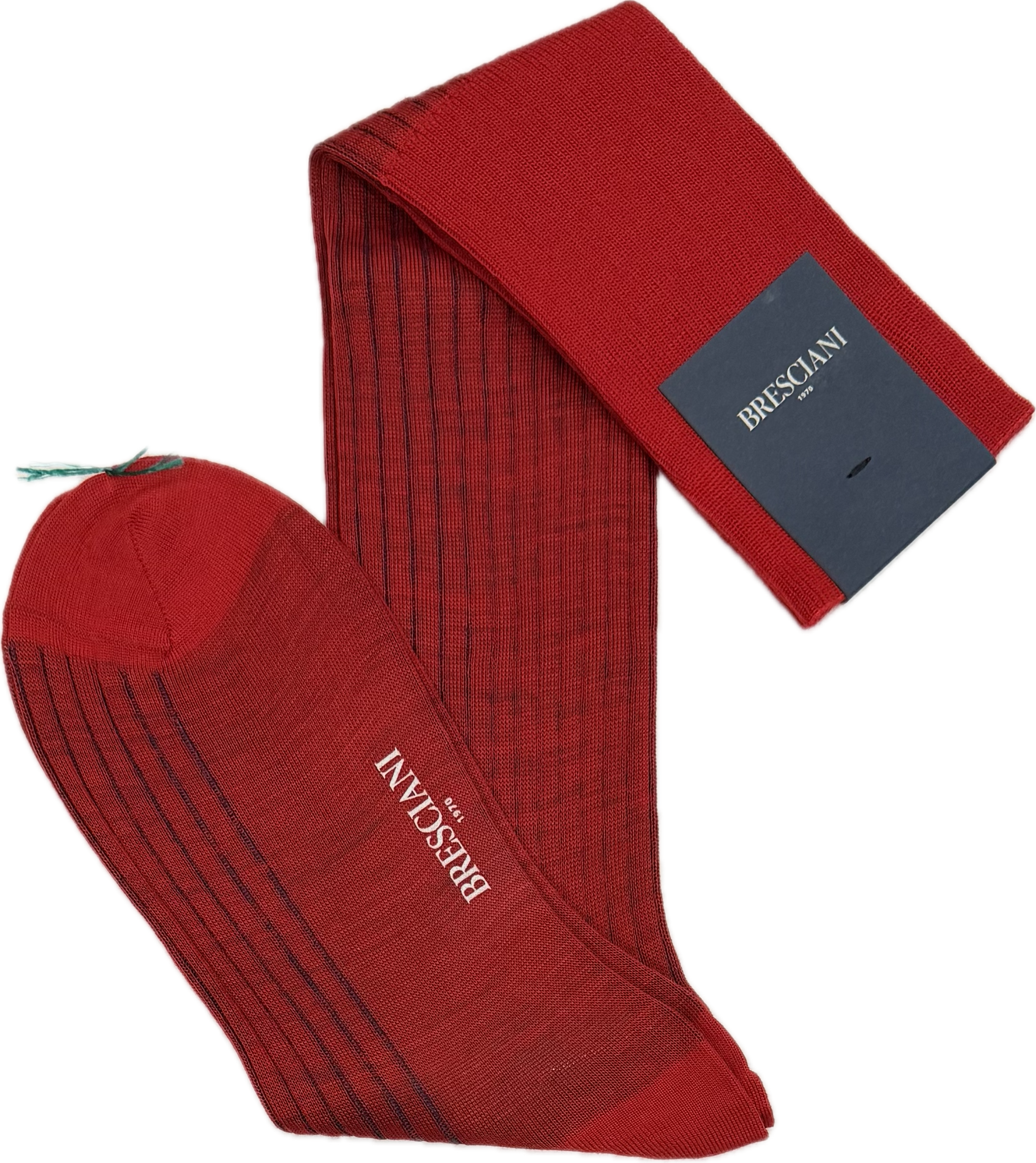 Calze lana vanisè rosso capri Bresciani