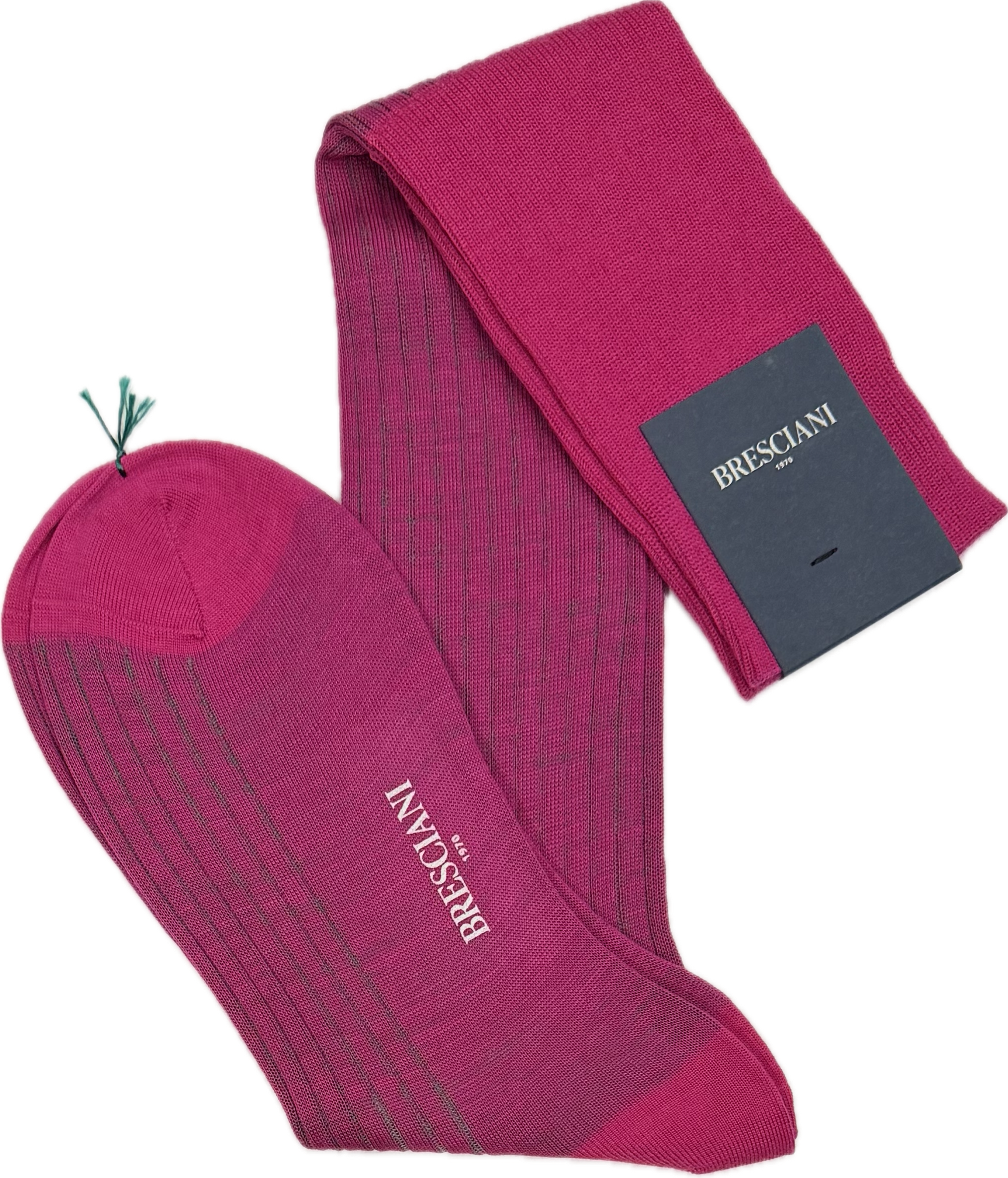 Calze lana vanisè fucsia bandiera Bresciani