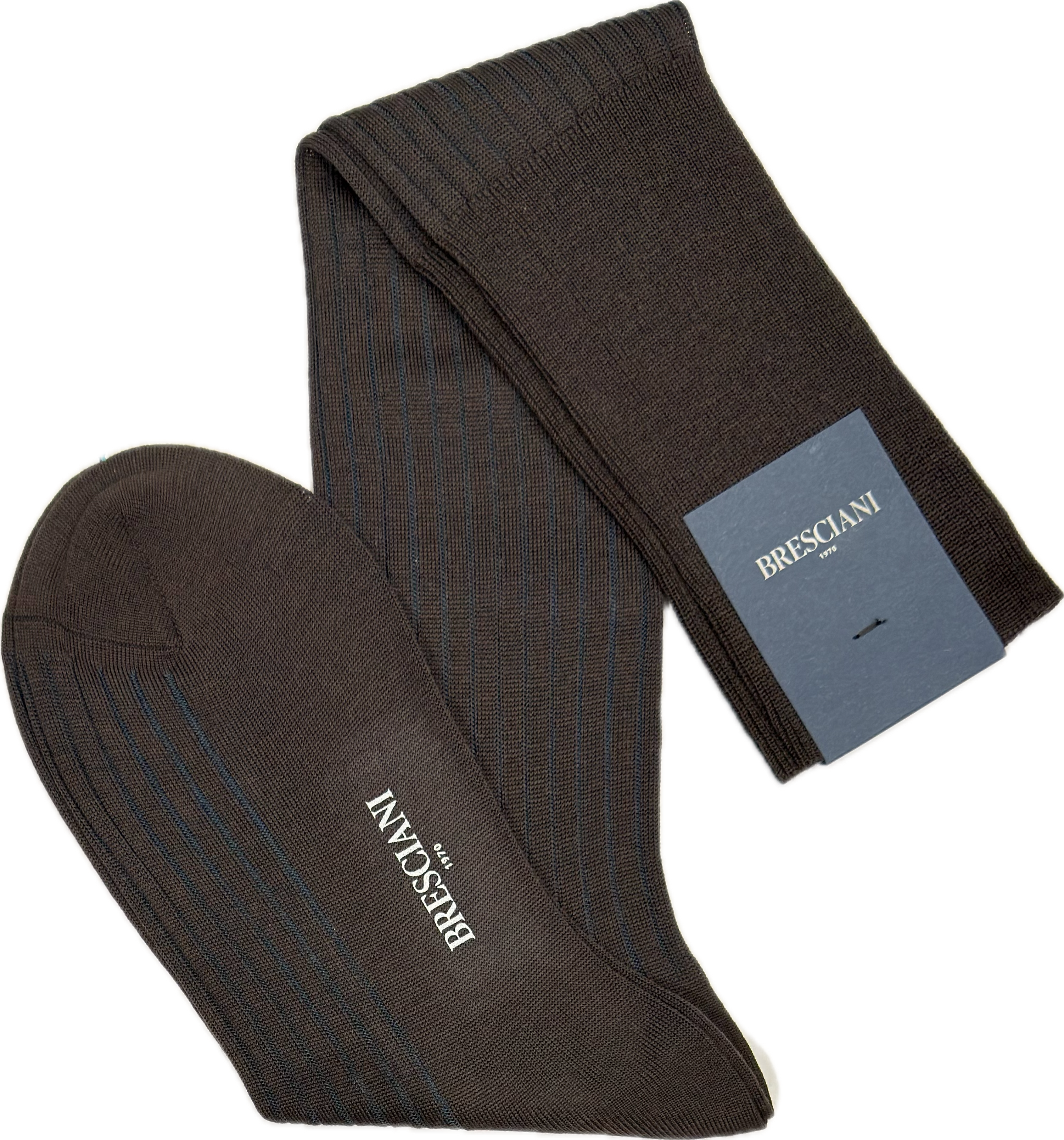 Calze lana vanisè caffè bluette Bresciani