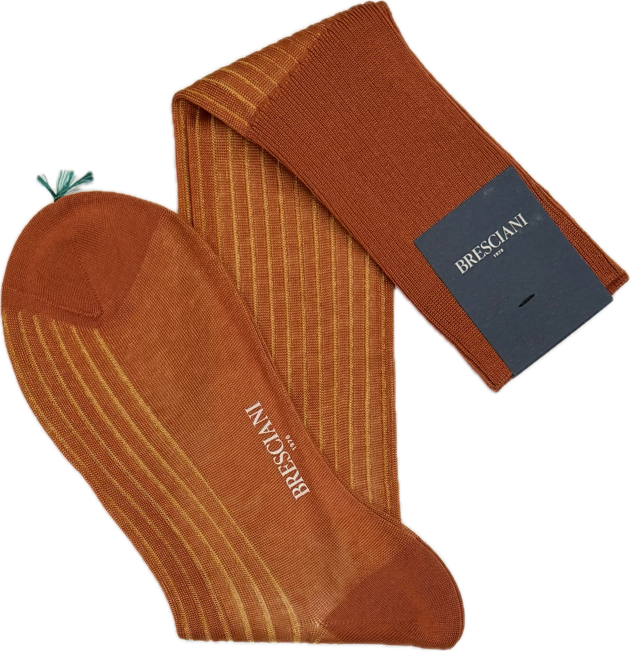 Calze vanisè ruggine giallo Bresciani