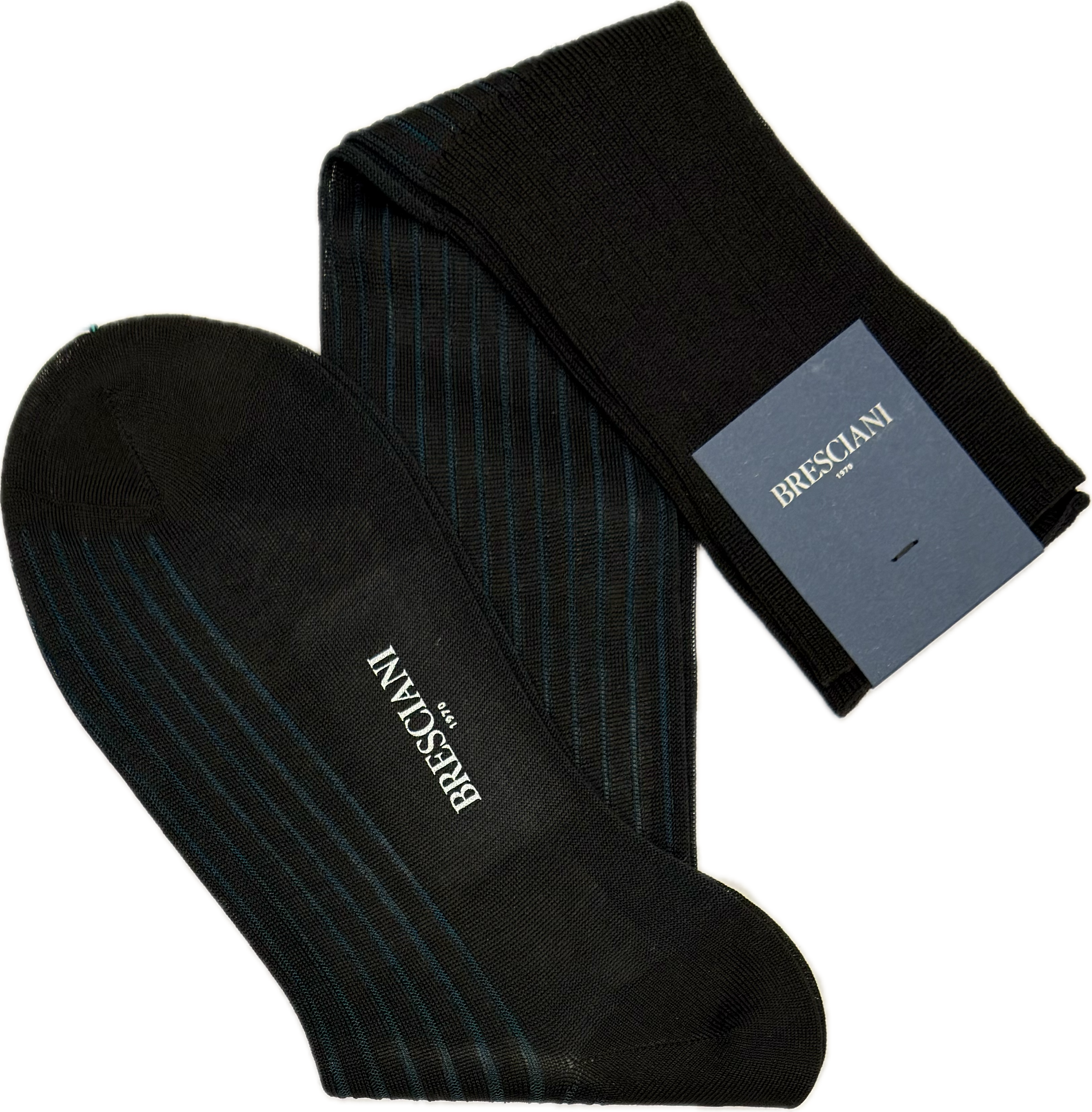 Calze vanisè nero pavone Bresciani