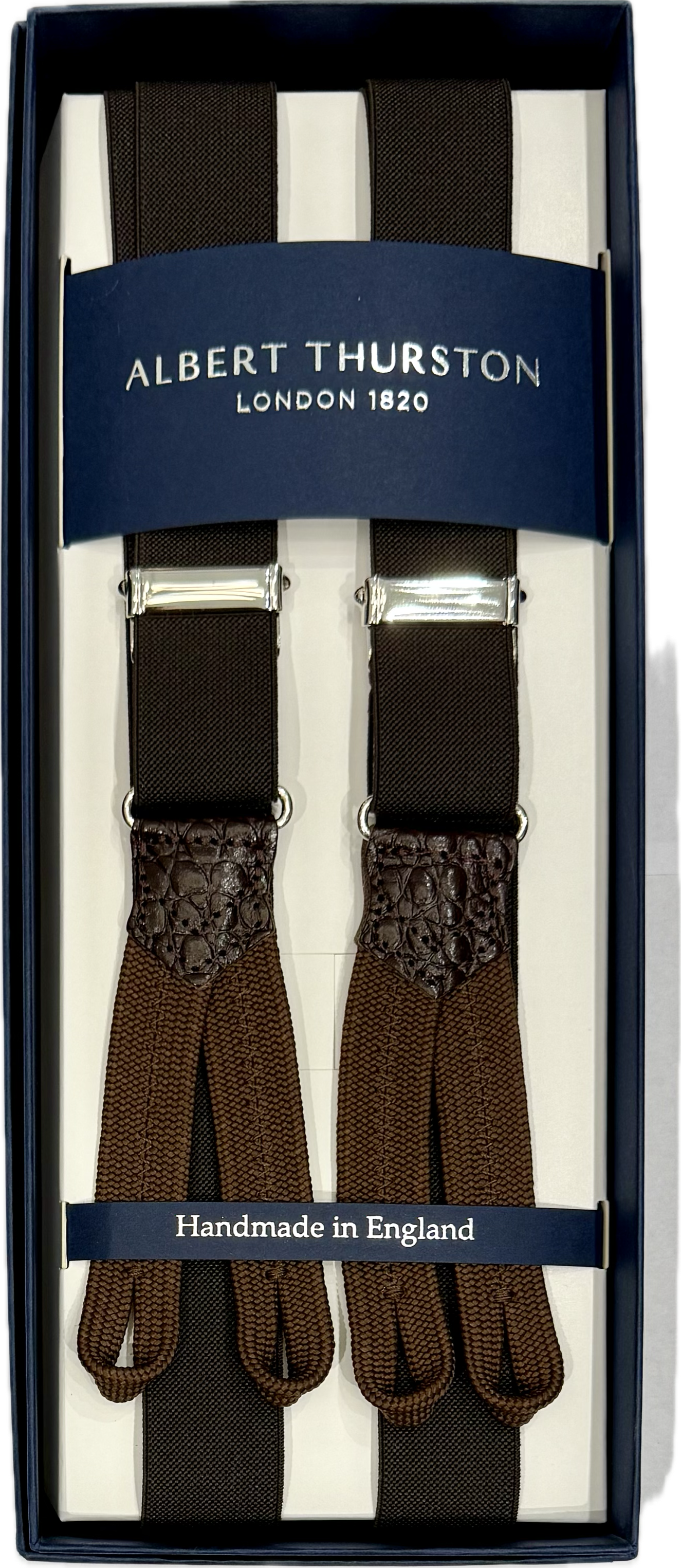 Bretelle elastico testa moro strette Albert Thurston