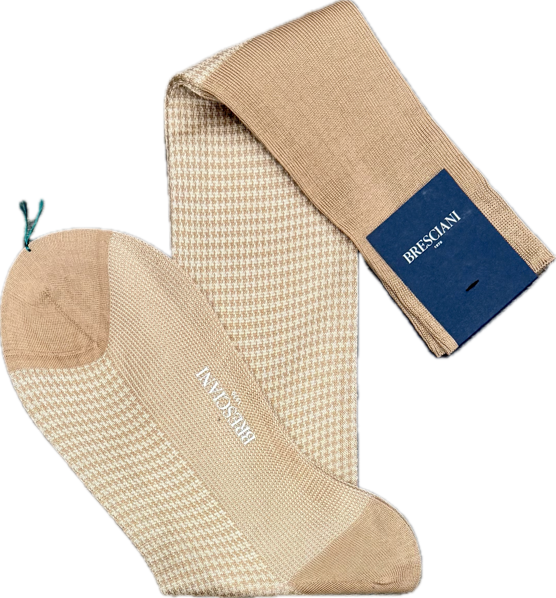 Calze pied de poule argilla naturale Bresciani