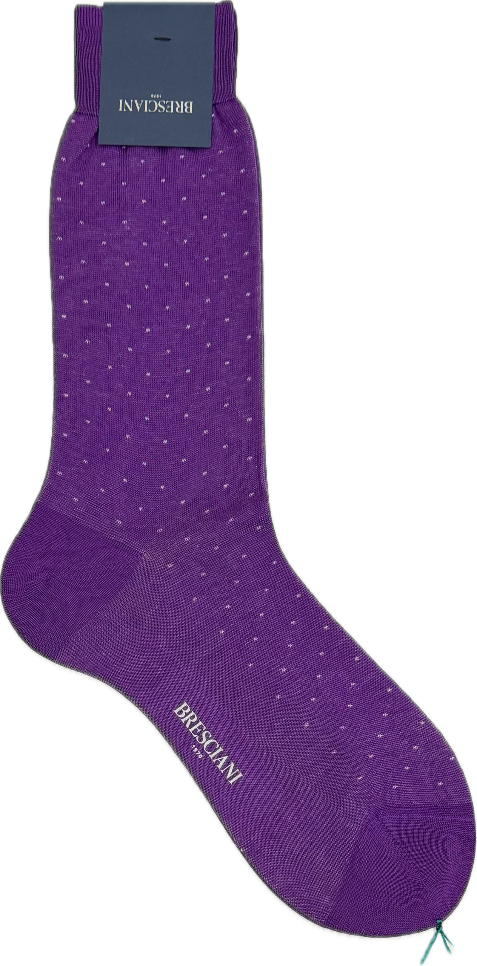 Calze micro pois corte ciclamino glicine Bresciani