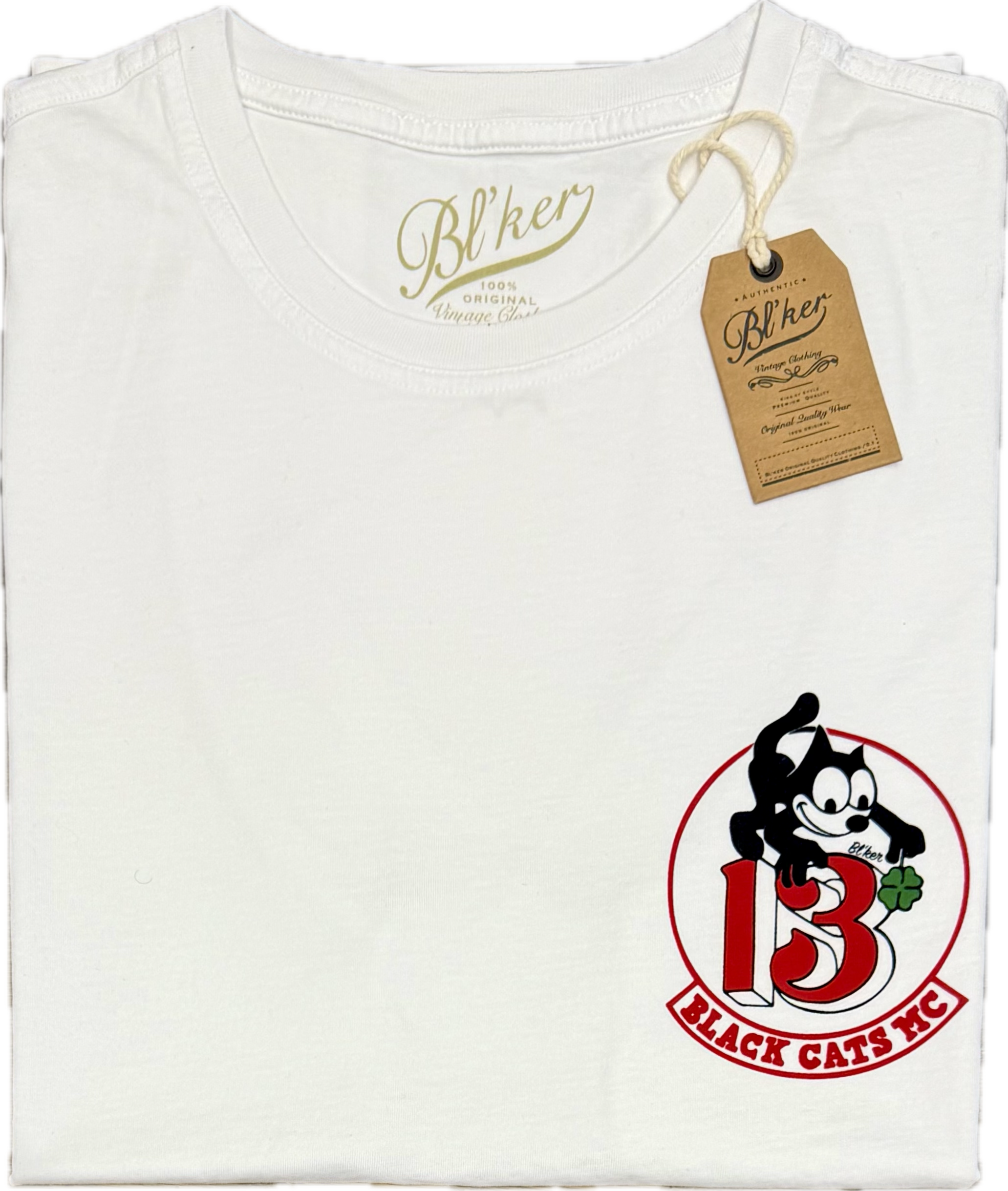 T-shirt cotone Black Cats Mc BL'KER