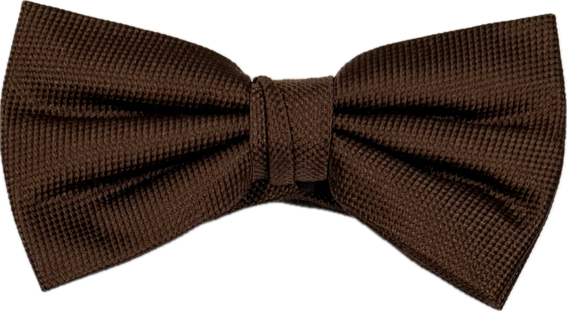 Bow tie seta tinta unita marrone Monsieur