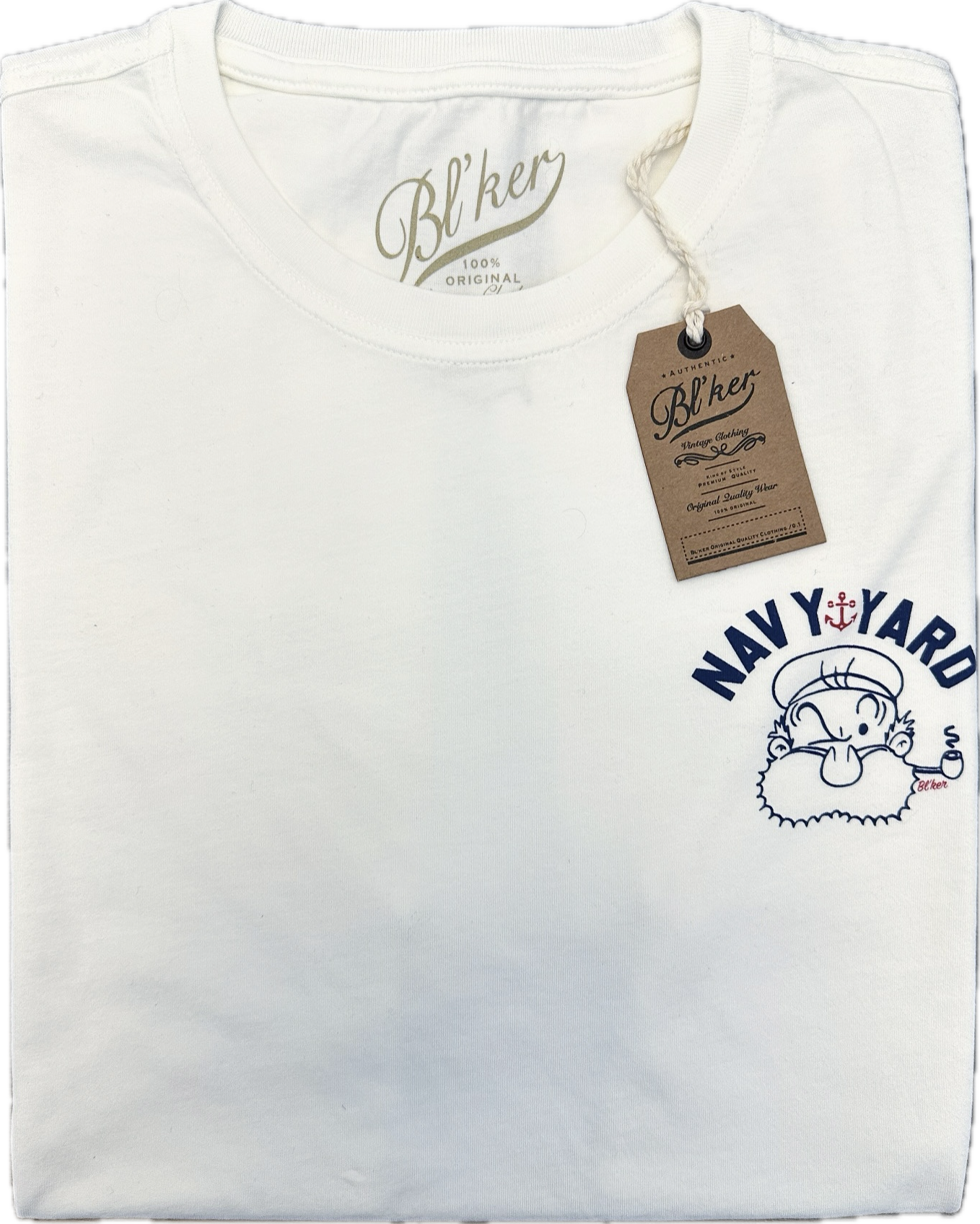 T-shirt cotone "Navy Yard" BL'KER