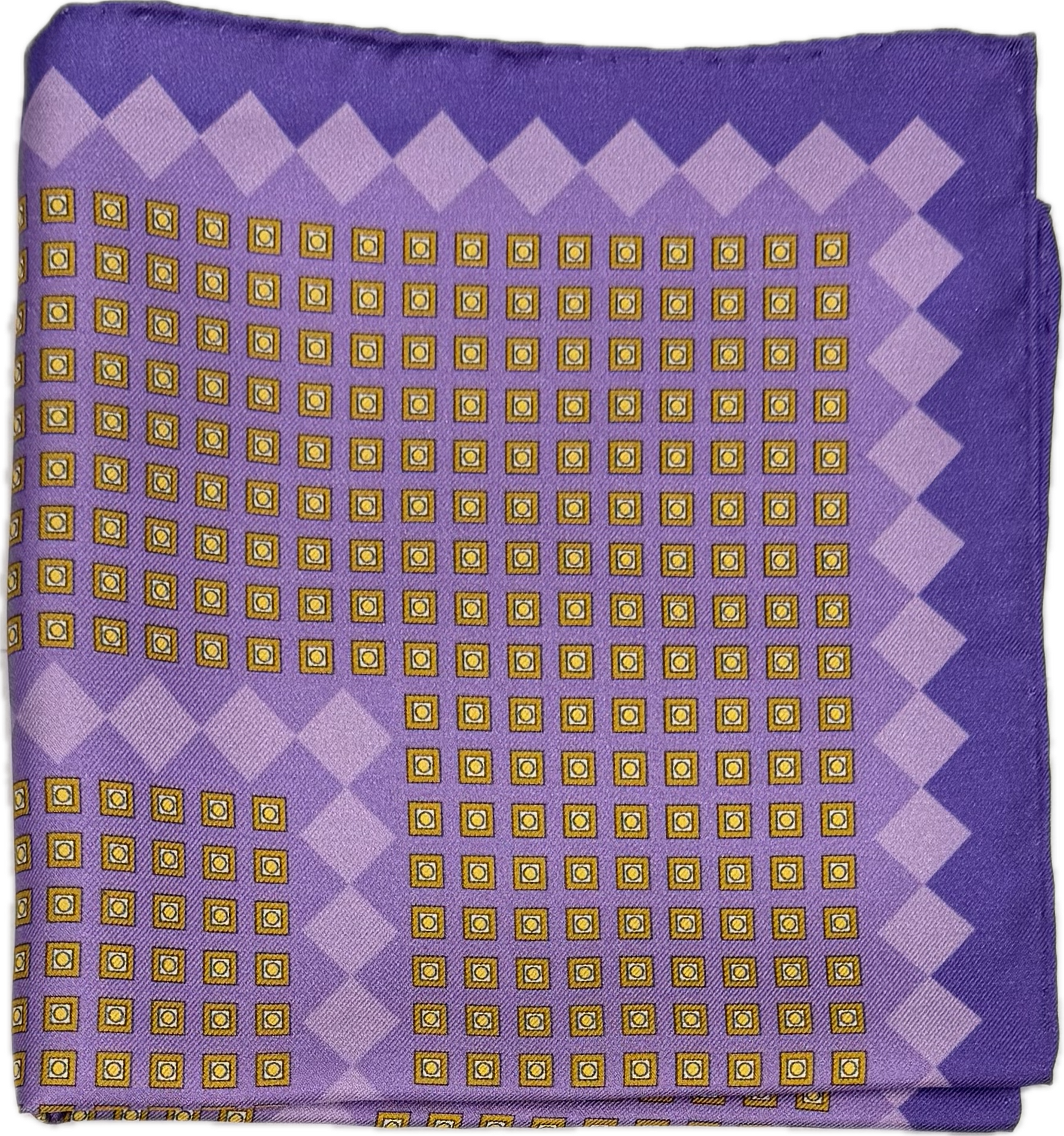 Pocket square seta cornice viola Monsieur