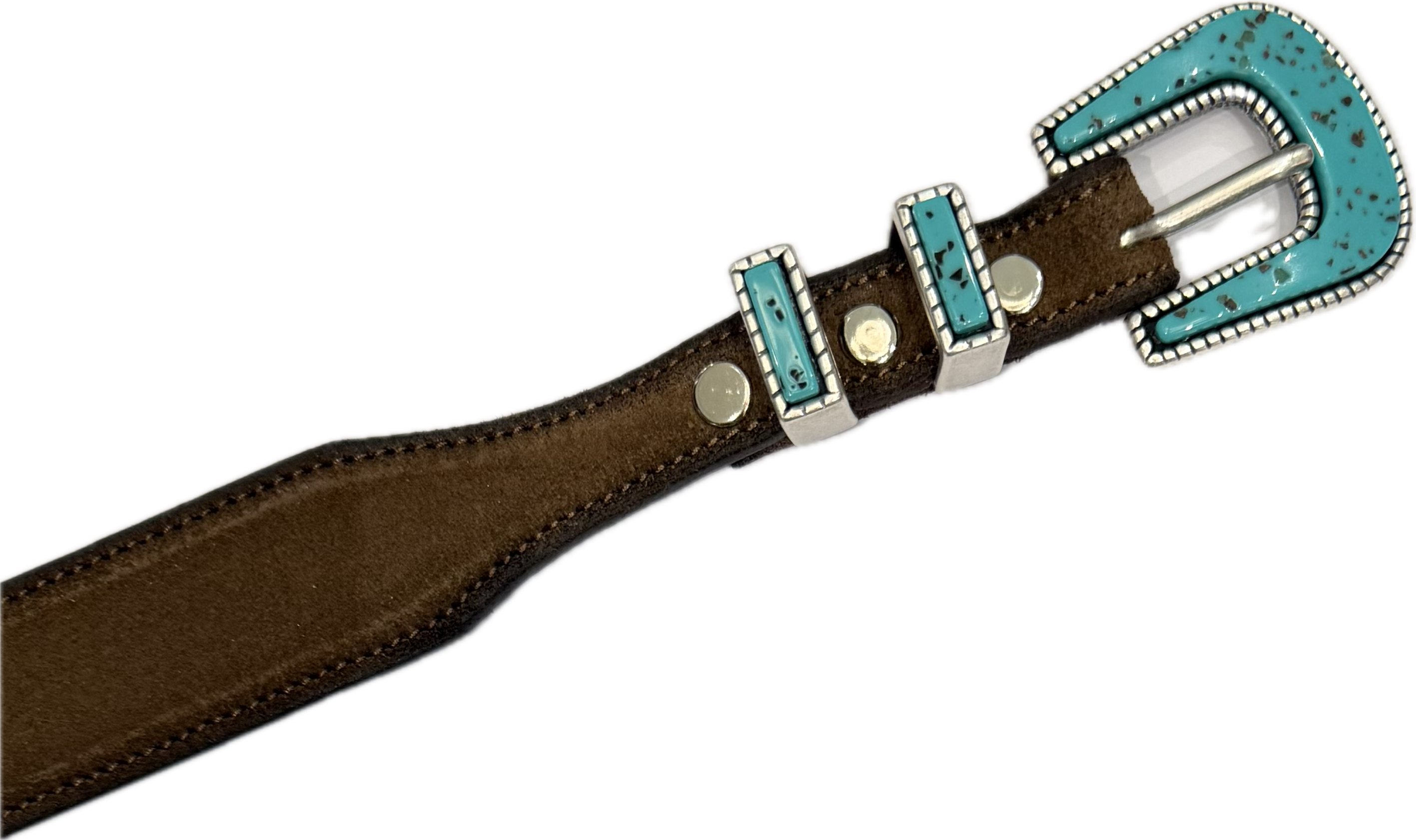 Cintura western camoscio tortora Monsieur