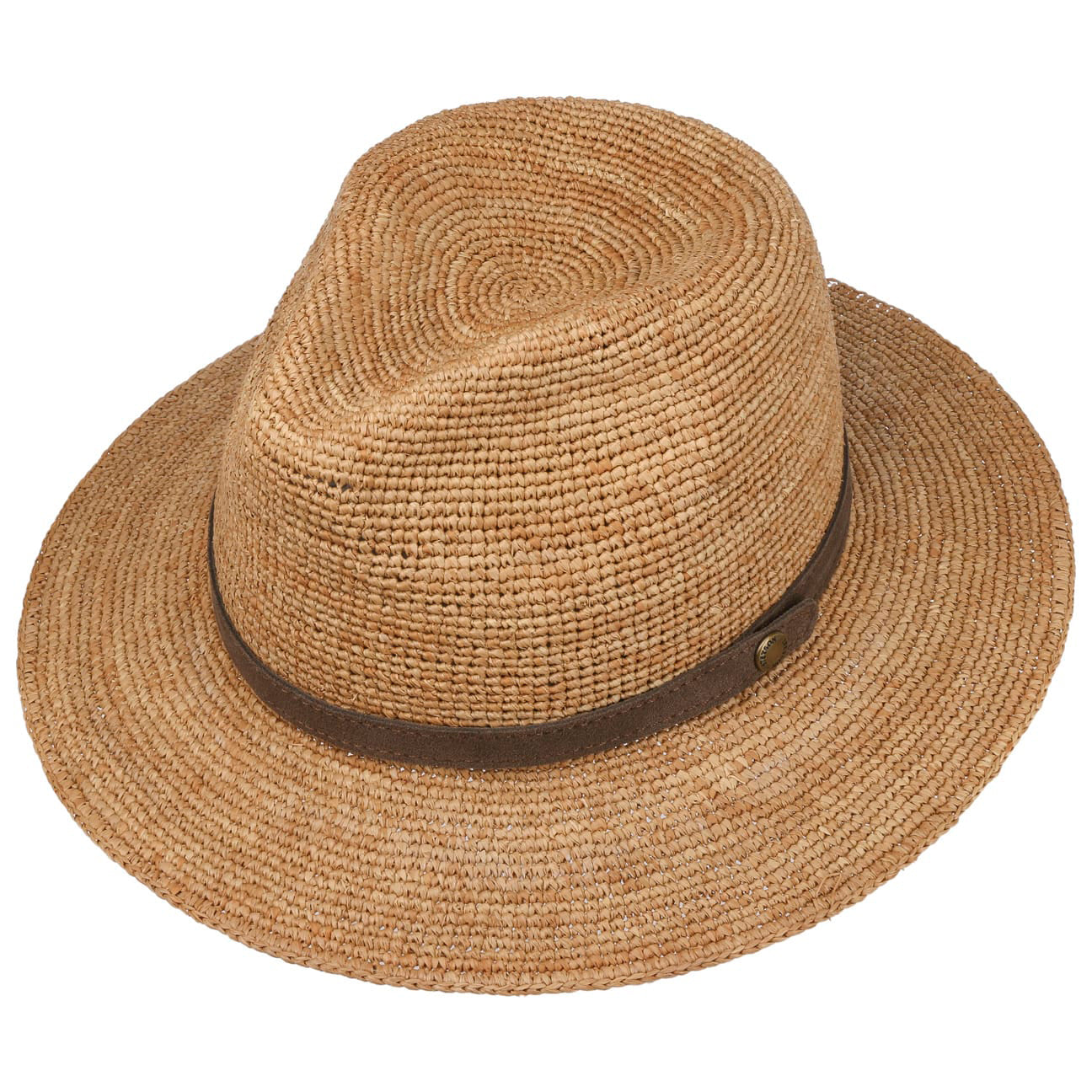 Cappello raffia crochet rollable Stetson