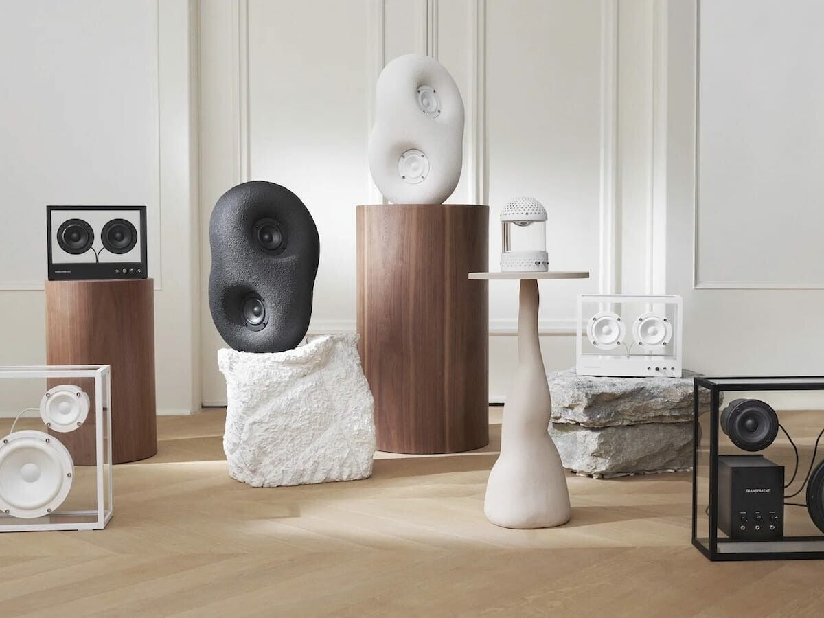 Altoparlante piccolo bianco Transparent