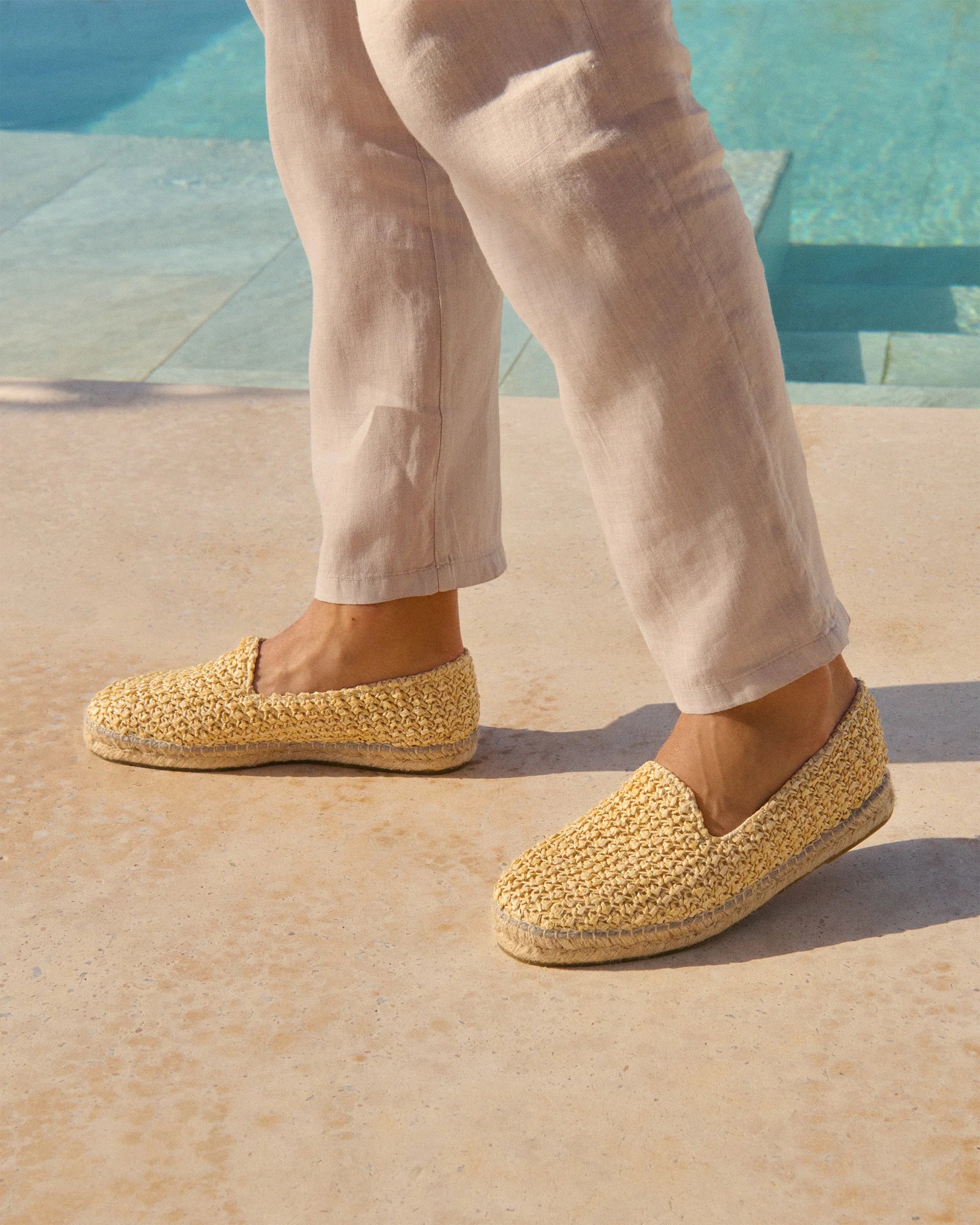Espadrillas Yucatan raffia net Manebì