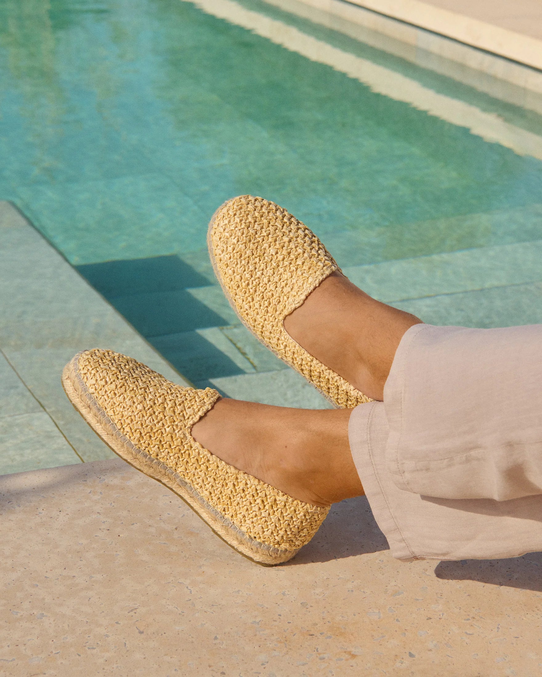 Espadrillas Yucatan raffia net Manebì