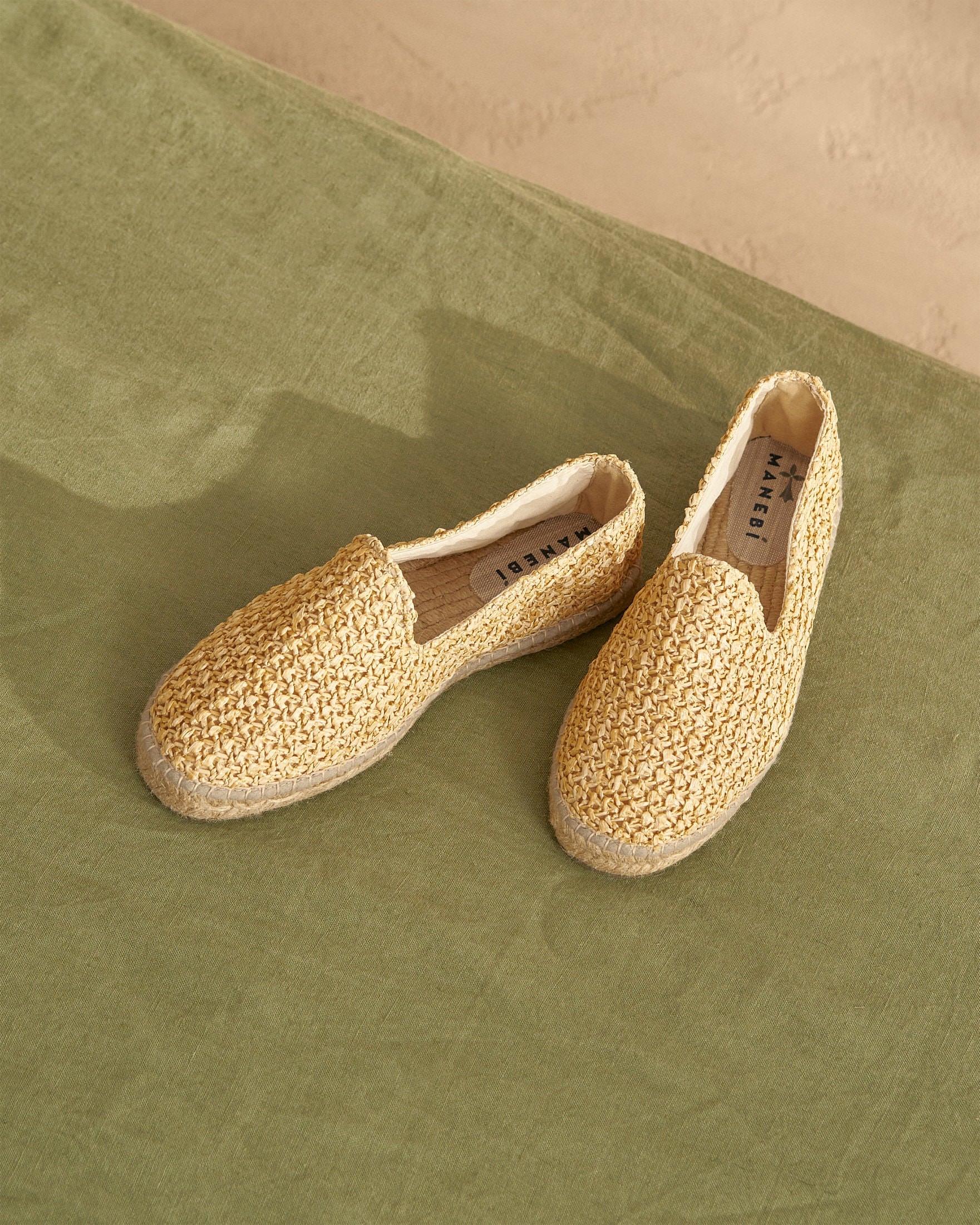 Espadrillas Yucatan raffia net Manebì