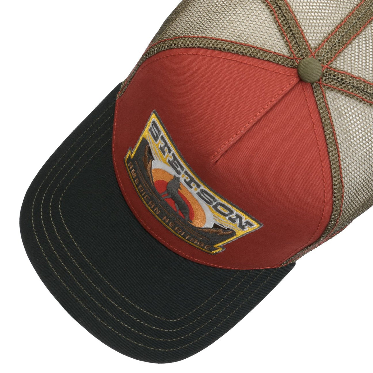 Cappellino Trucker Wolf Stetson
