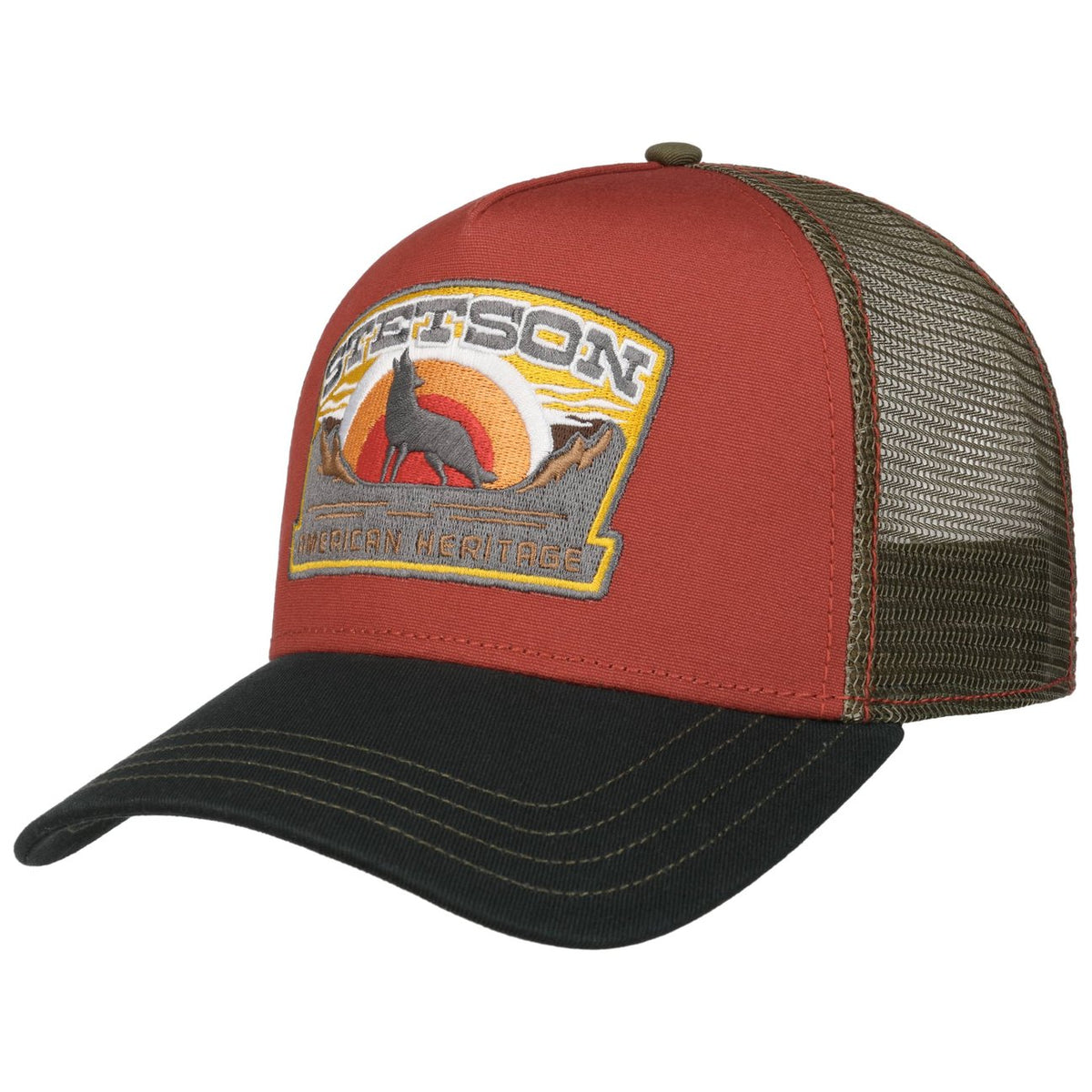 Cappellino Trucker Wolf Stetson