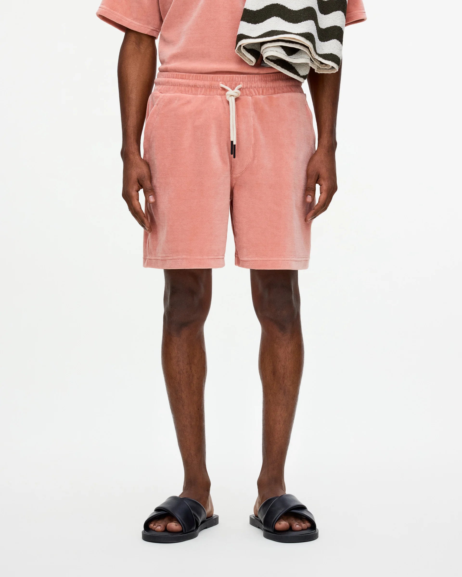 Pantaloncino velluto Cameo rosa OAS