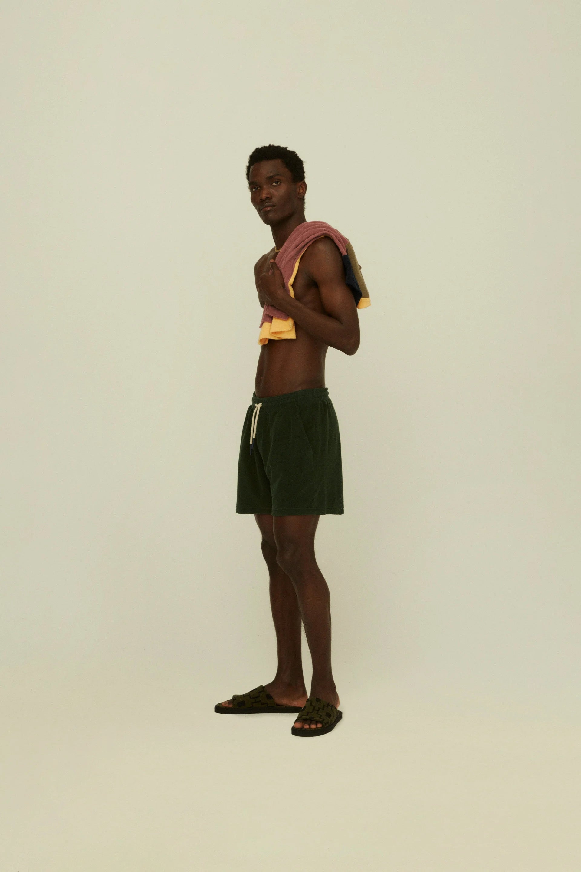 Pantaloncino spugna verde OAS