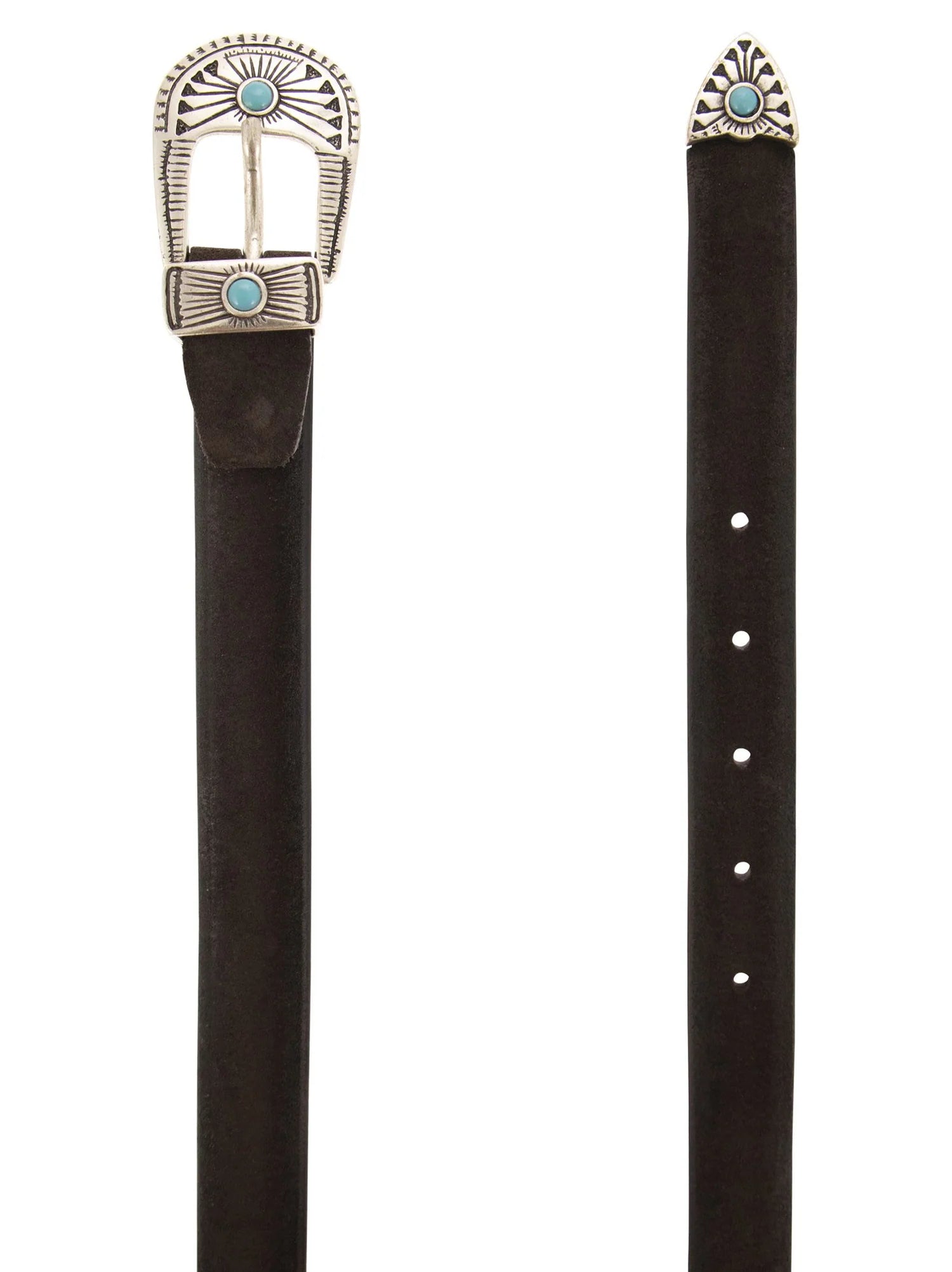 Cintura texana suede moro Monsieur