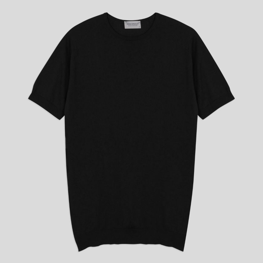 T-shirt girocollo Belden black John Smedley